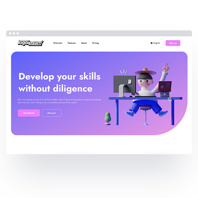 Education - Landing Page design ui ui ux ui design uiux