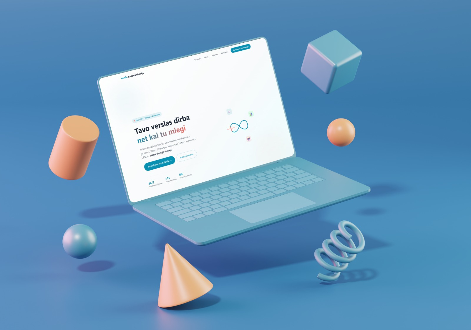 Business Automation Platform — SaaS Landing Page