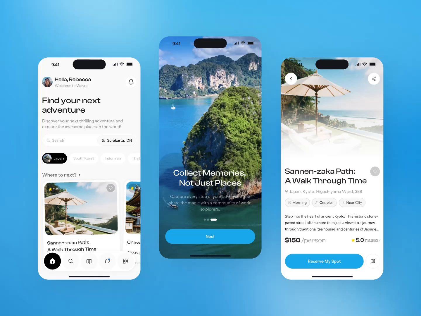Mobile App Design for Travel Platform — TravelFlow