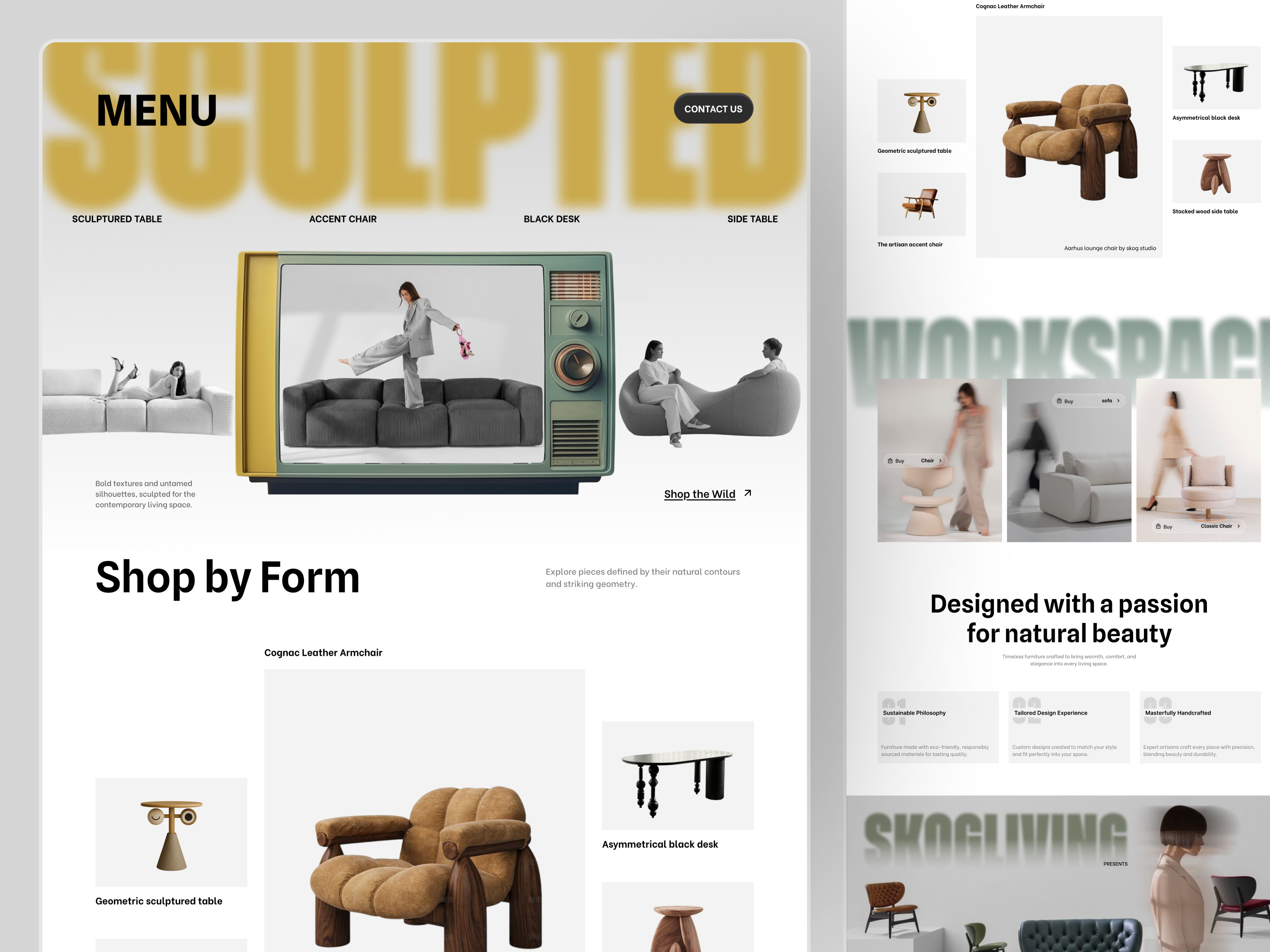 Furniture Landing Page ✦ Skogliving