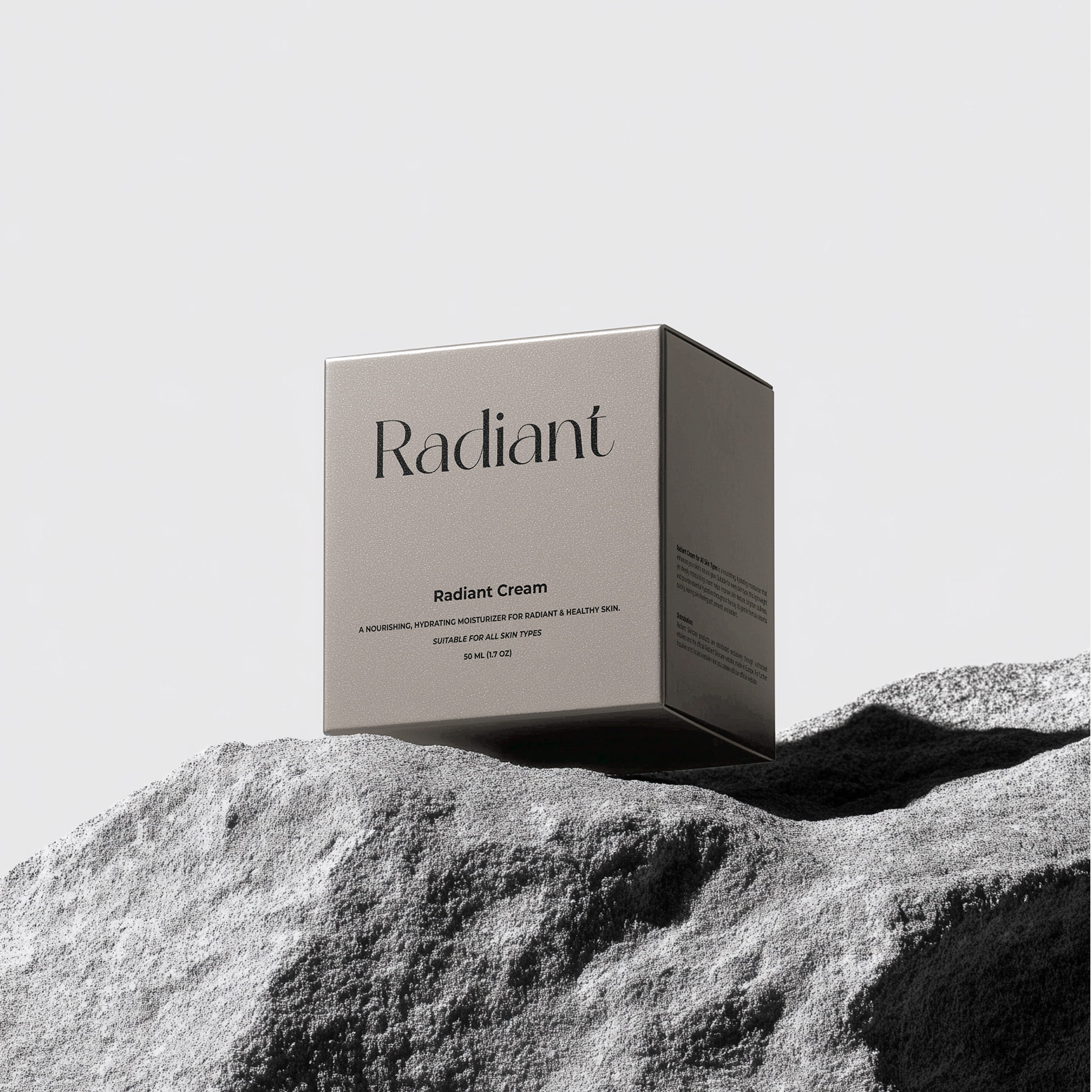 Radiant Skincare brand design brand designer branding graphic design packaging packaging design skincare skincare brand