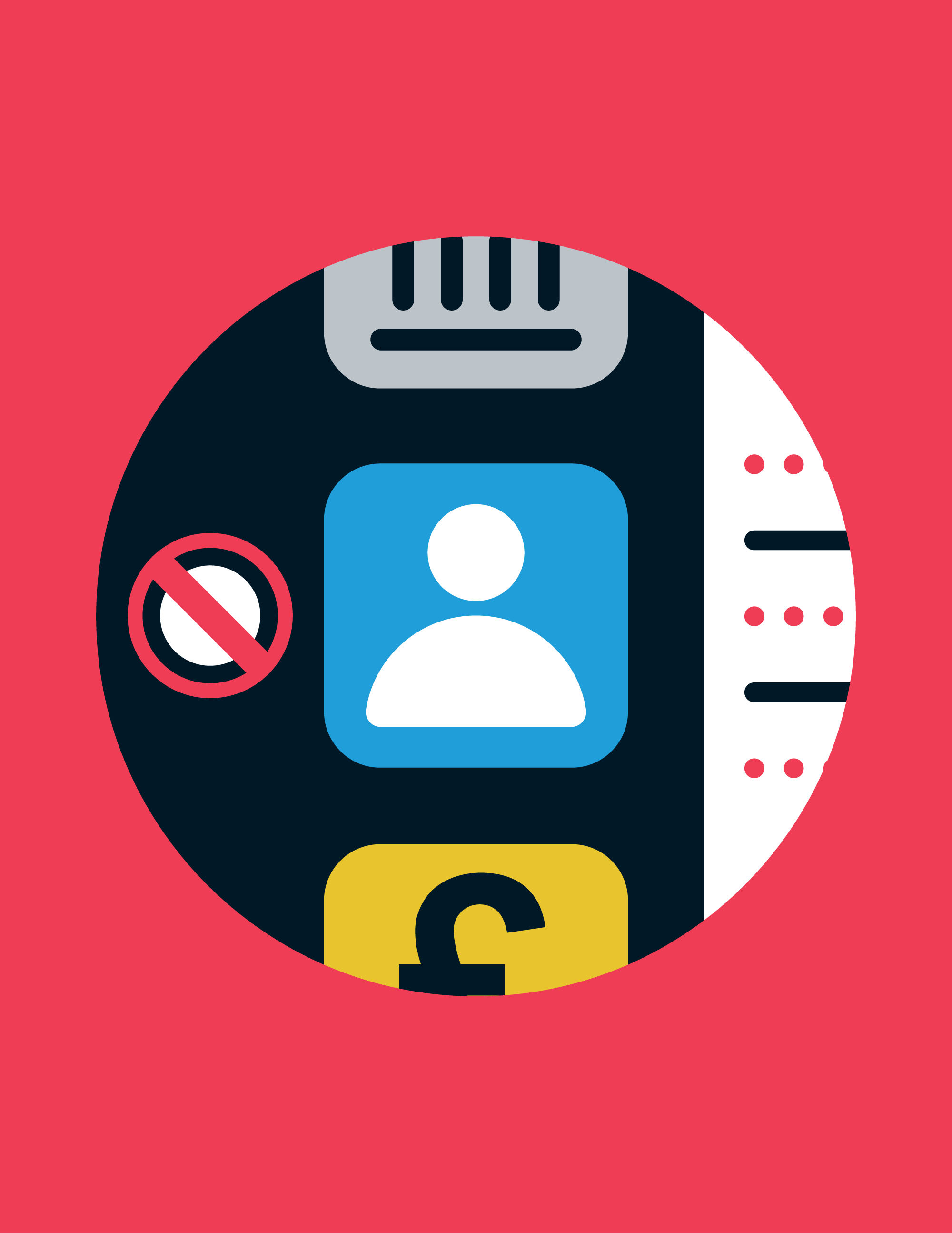Can you trust open banking? (Which? Tech) icon illustration person