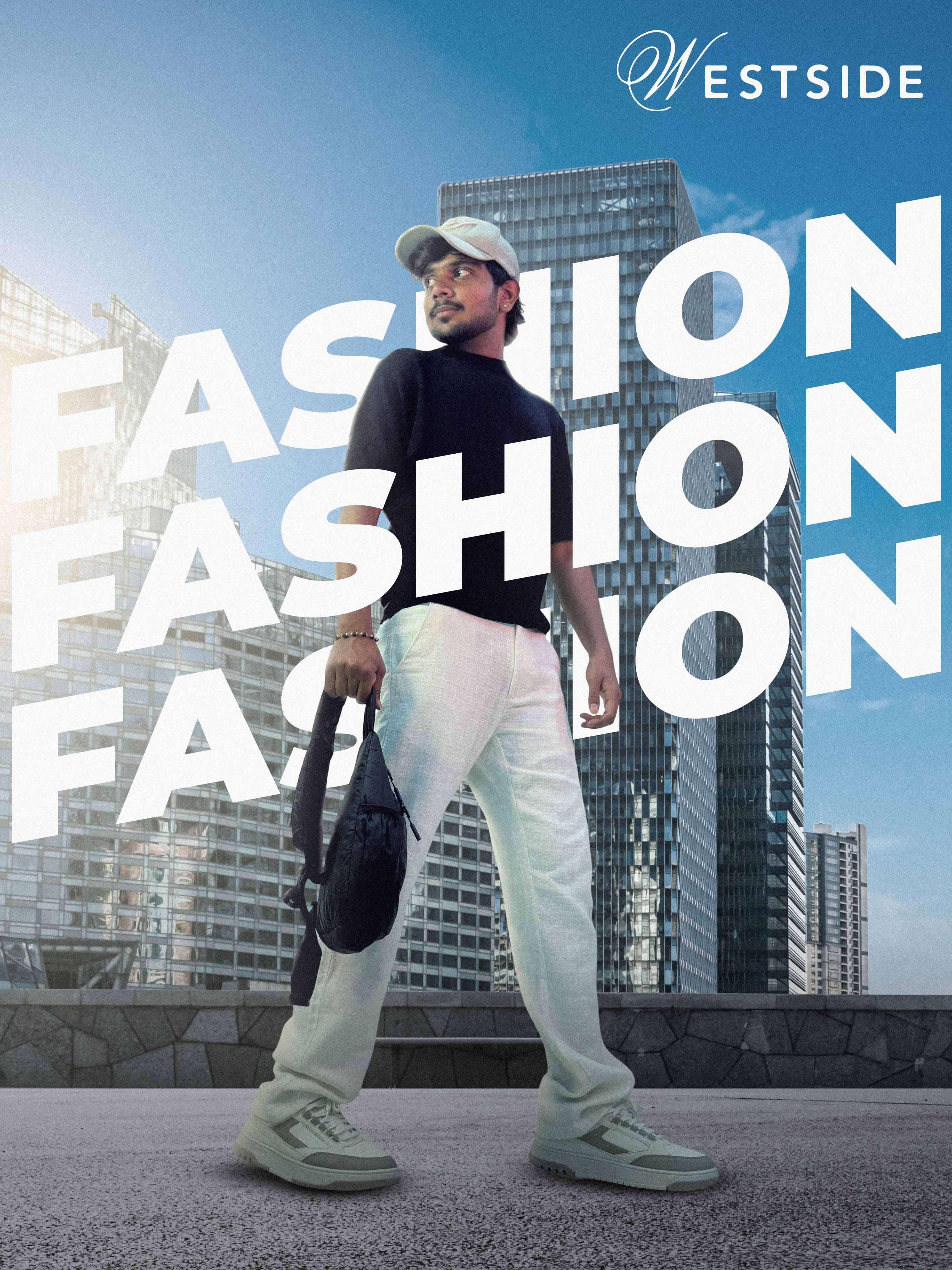 Urban Fashion Poster Concept | Westside adversting branding fashionposter photoshoot streetstyle westside