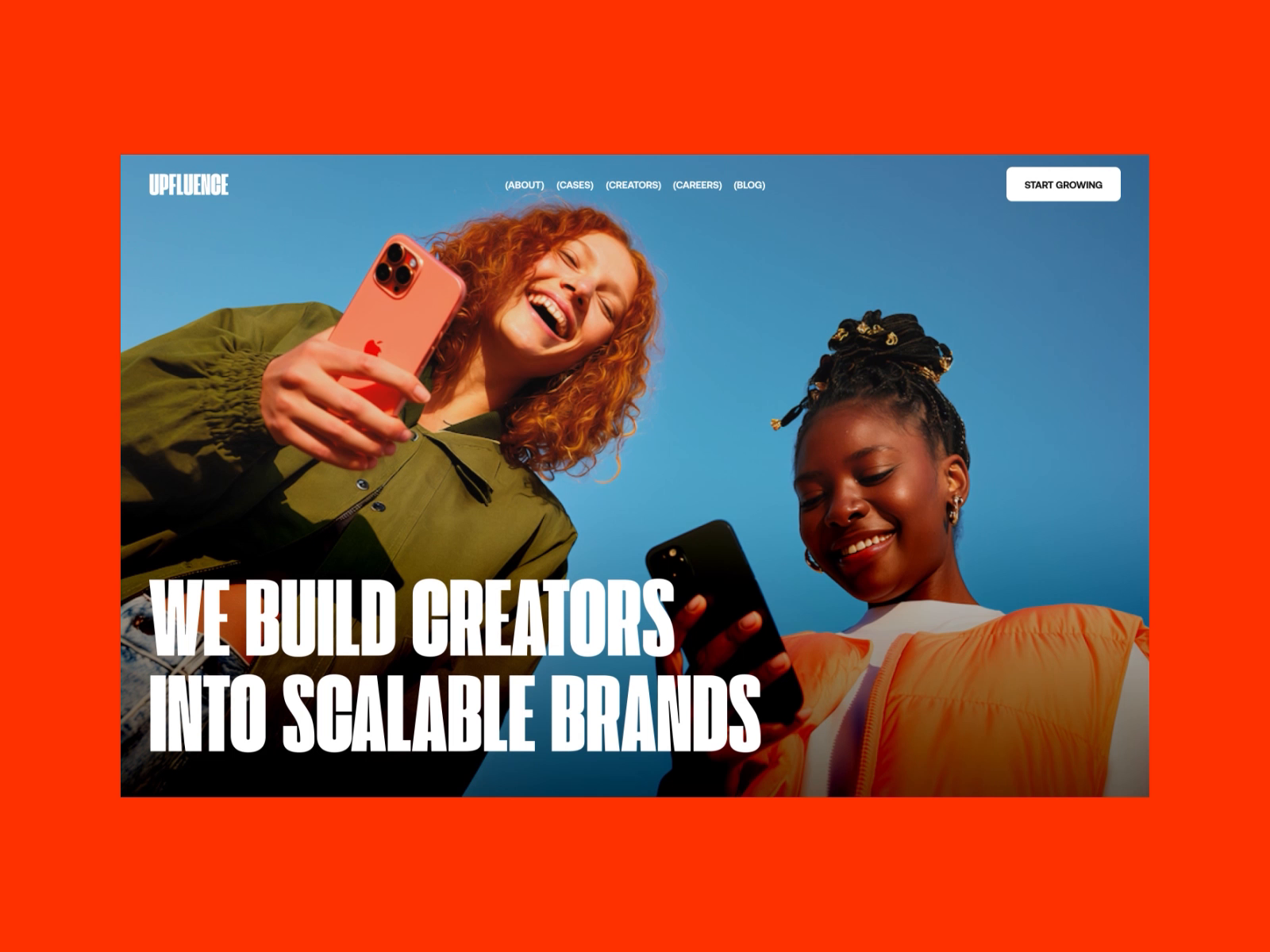 Creator Growth Platform: Scroll About Page