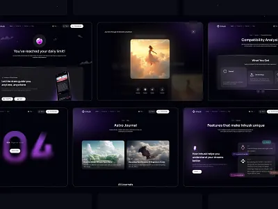 A Multi-Dimensional Ecosystem for Self-Discovery | Inhusk app design astrology app branding mobile app design product design ui design uiux ux design