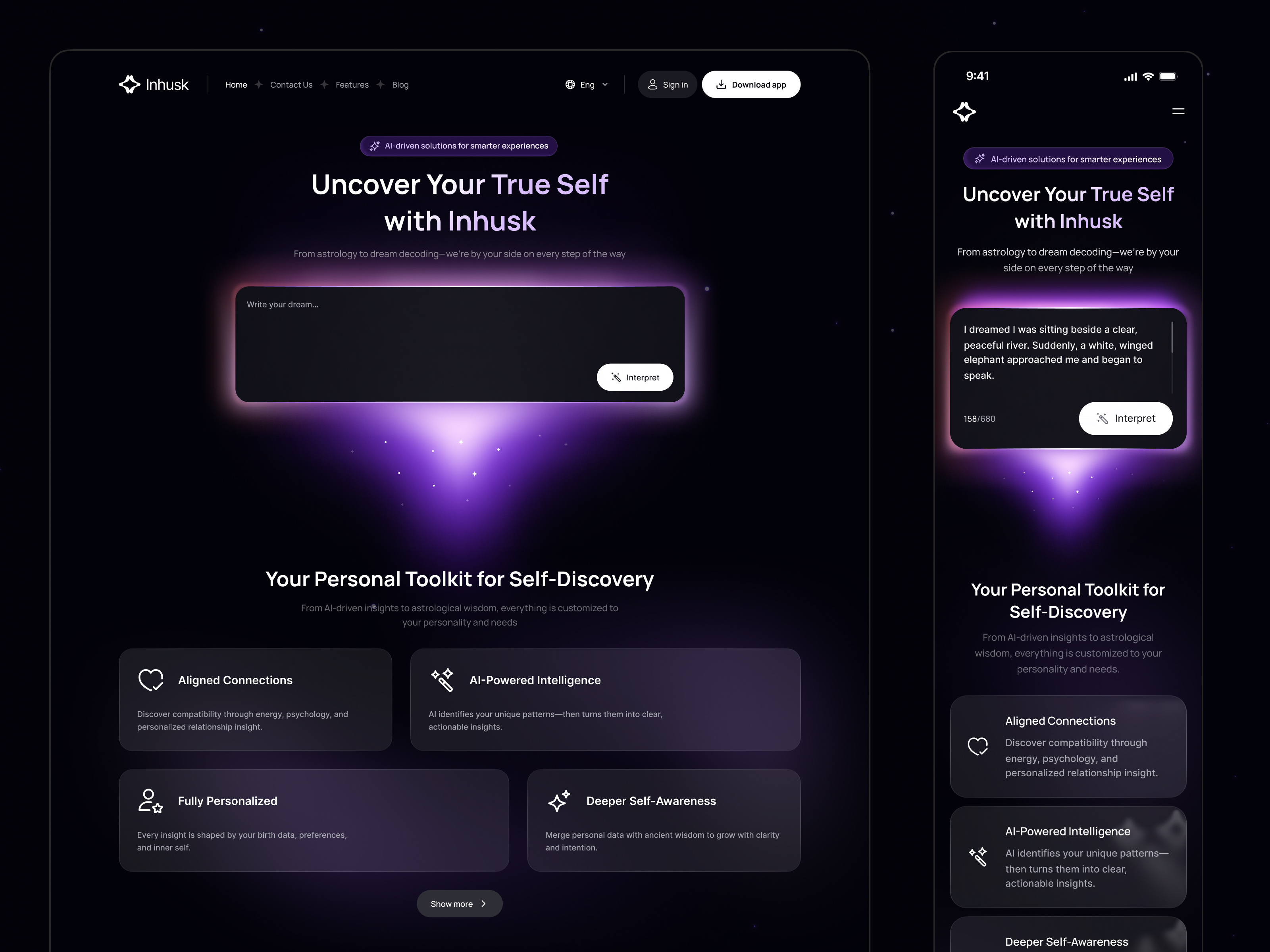 Example of Website Design & Development