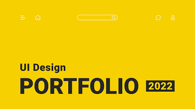 UI Design Portfolio - 2022 design graphic design portfolio ui ui design ux ux design