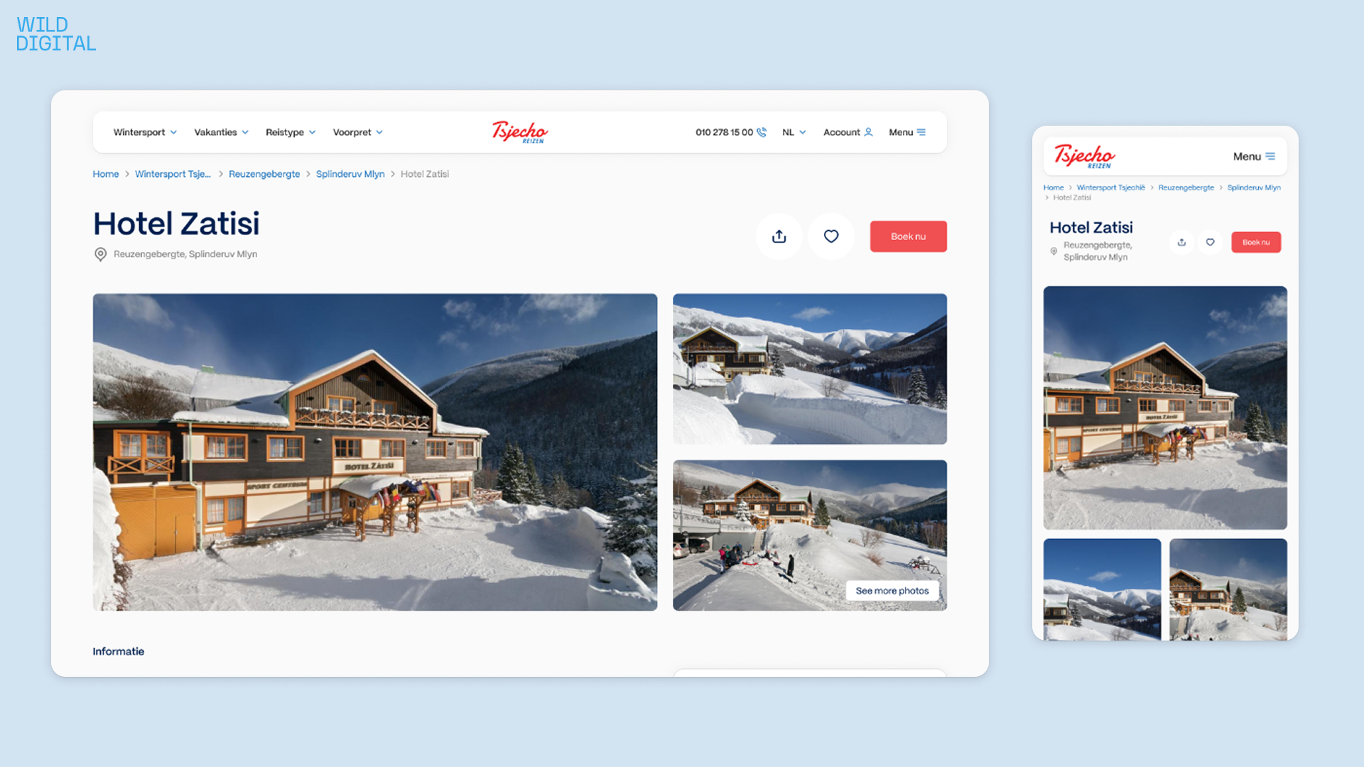 Tsjecjo Reizen digital experience