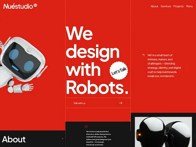 NueStudio — Bold Creative Agency Template branding framer ui web design webflow website design