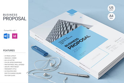 Company Brochure | Word | InDesign 2023 agency annual annual report brochure brochure 2023 business business brochure company company profile corporate identity indesign portfolio print printable project proposal report template