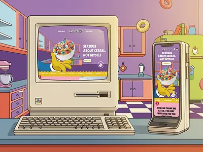 C.RIOUSLY Website and Illustration branding design graphic design illustration ui ui design uiux visual