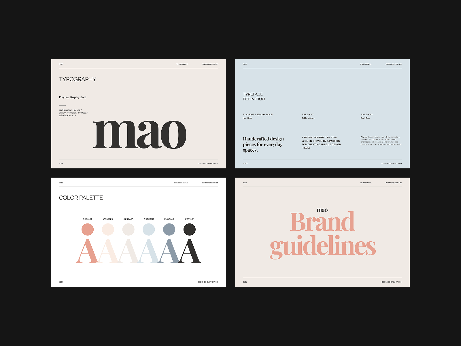Brand Exploration — Mao Home Deco 02