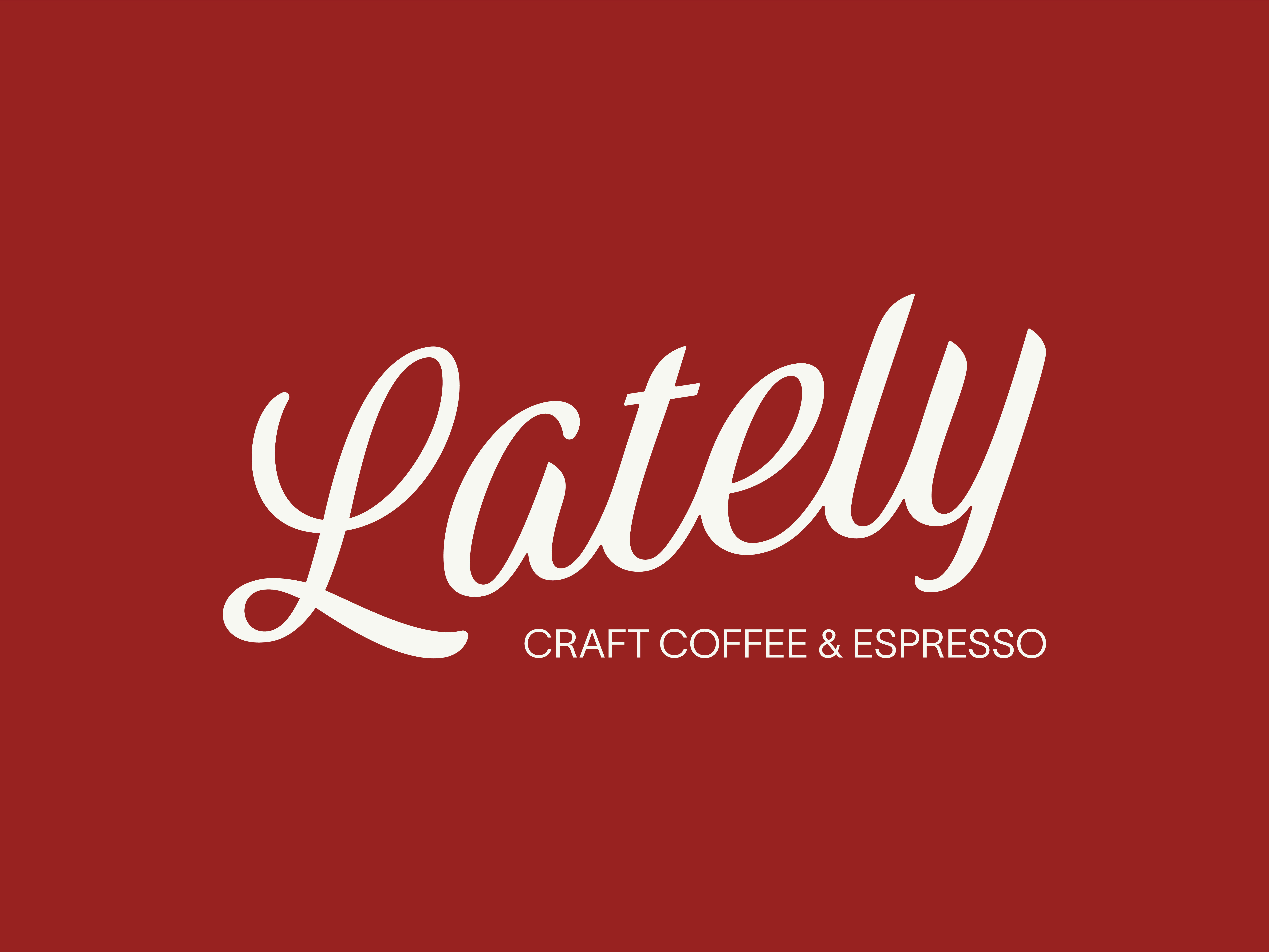Lately Coffee Primary Logo