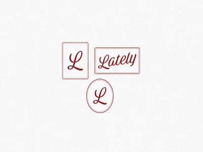 Lately Coffee Stamps branding coffee coffee shop design graphic design logo logo suite script font typography