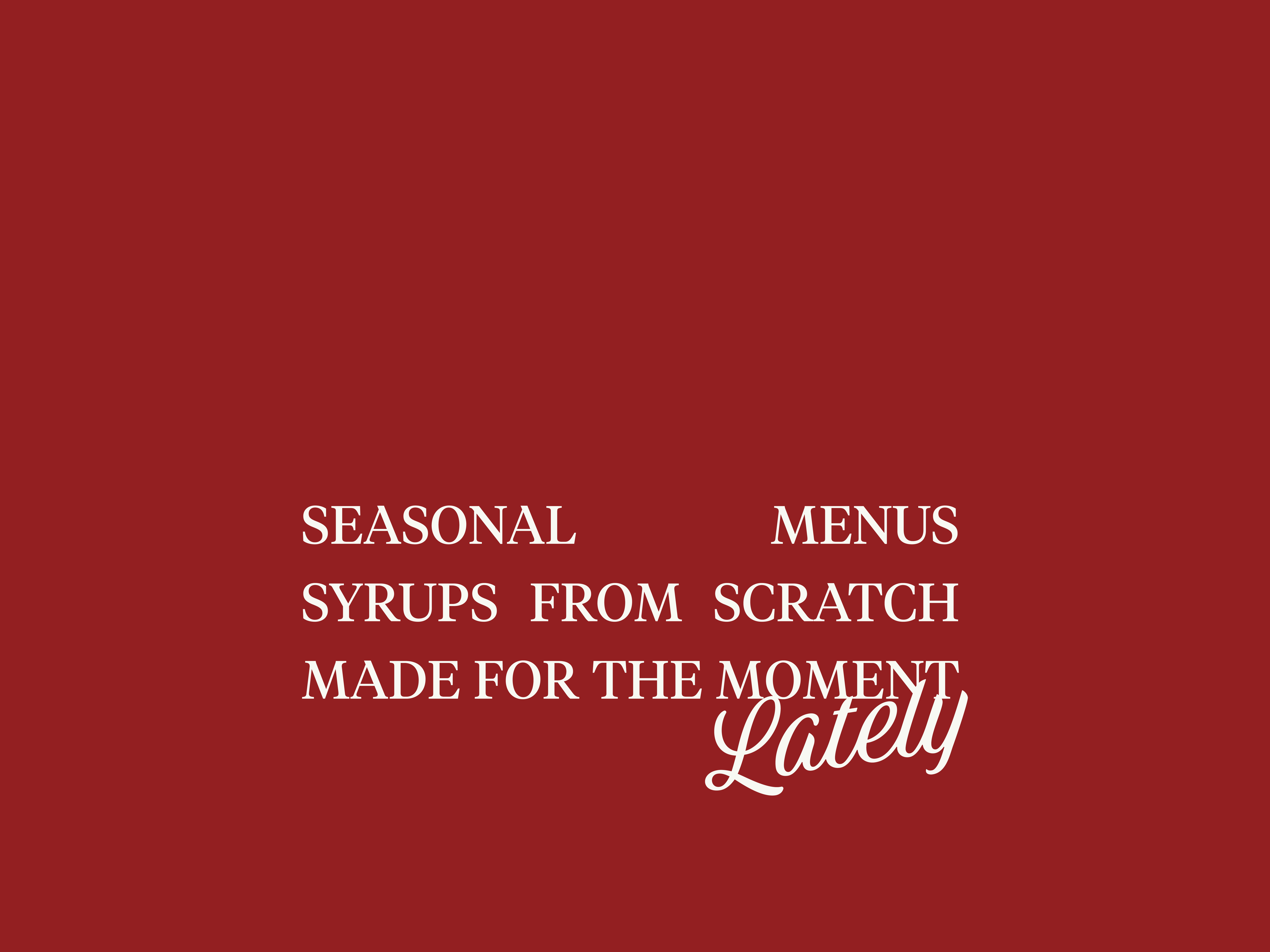 Brand Asset for Lately Coffee