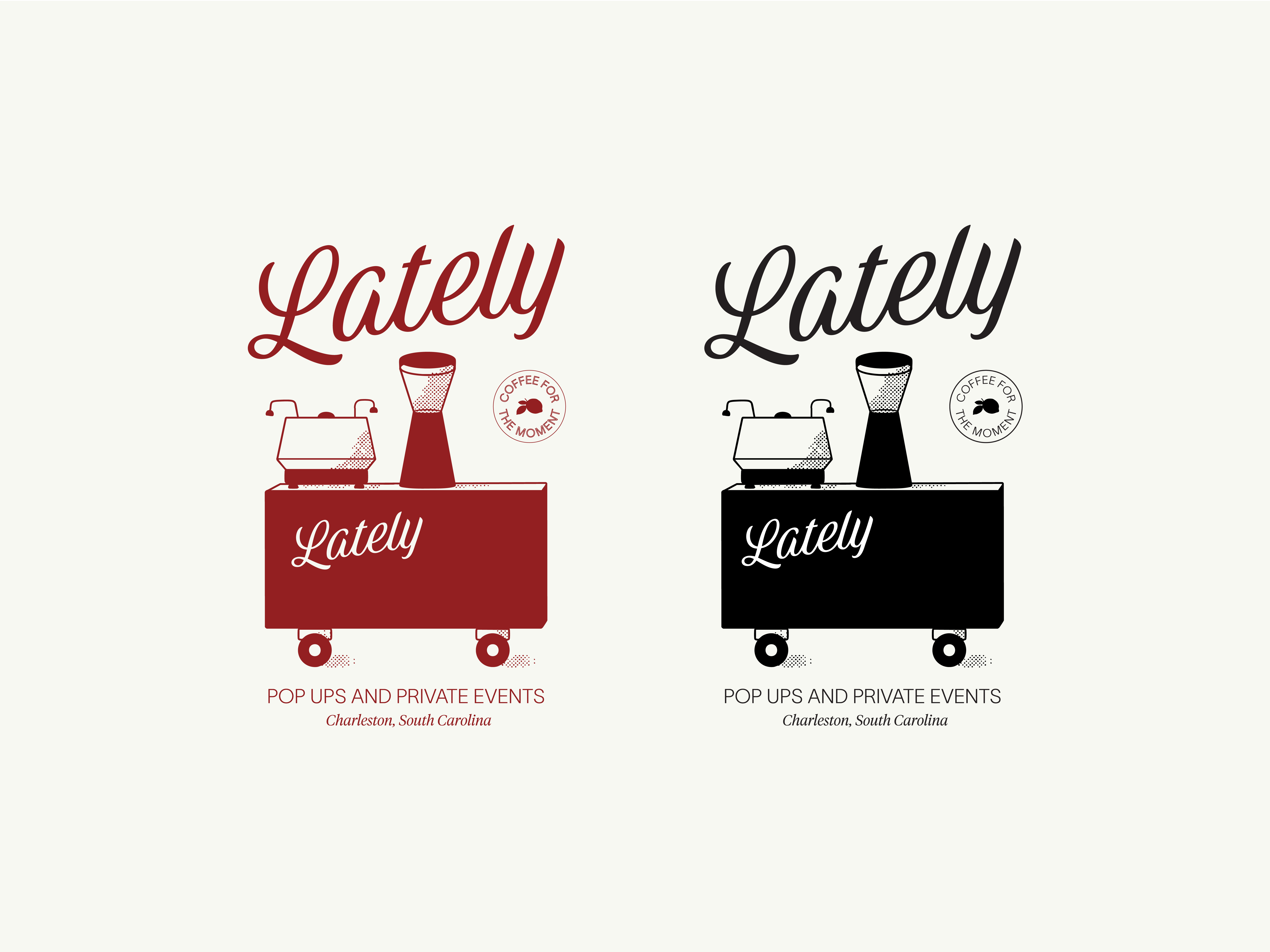 Coffee Cart Illustrations