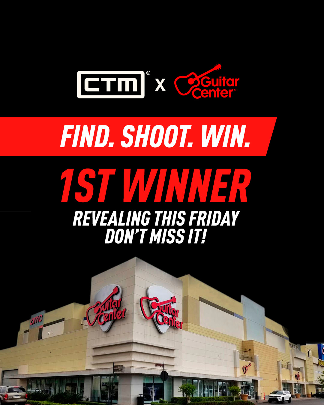 CTM X GUITAR CENTER GIVEAWAY  I SOCIAL MEDIA DESIGNS 2026