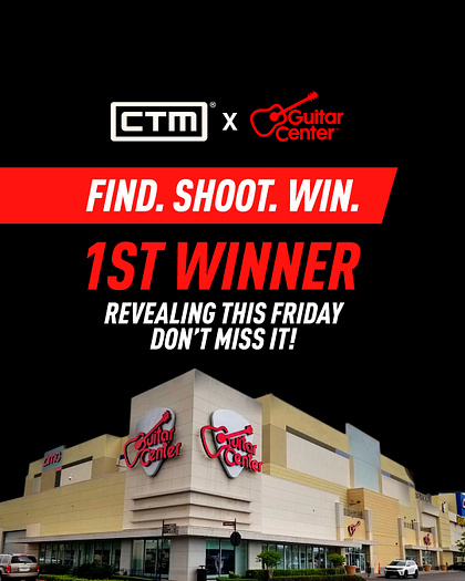 CTM X GUITAR CENTER GIVEAWAY  I SOCIAL MEDIA DESIGNS 2026
