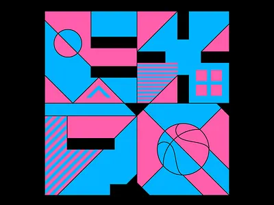 Chinaboom EXPO Branding athletic basketball basketball logo bold design brand identity branding colourful design fitness branding geometric geometric design logo design minimal logo modern logo sport design sports logo streetwear team branding vibrant colours visual identity