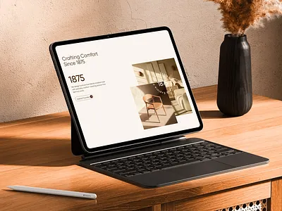 Comfort - Furniture Website cleanwebui comfortfurniture comfortwebsite furnituredesign furniturewebsite tabdesign tablet websitedesign