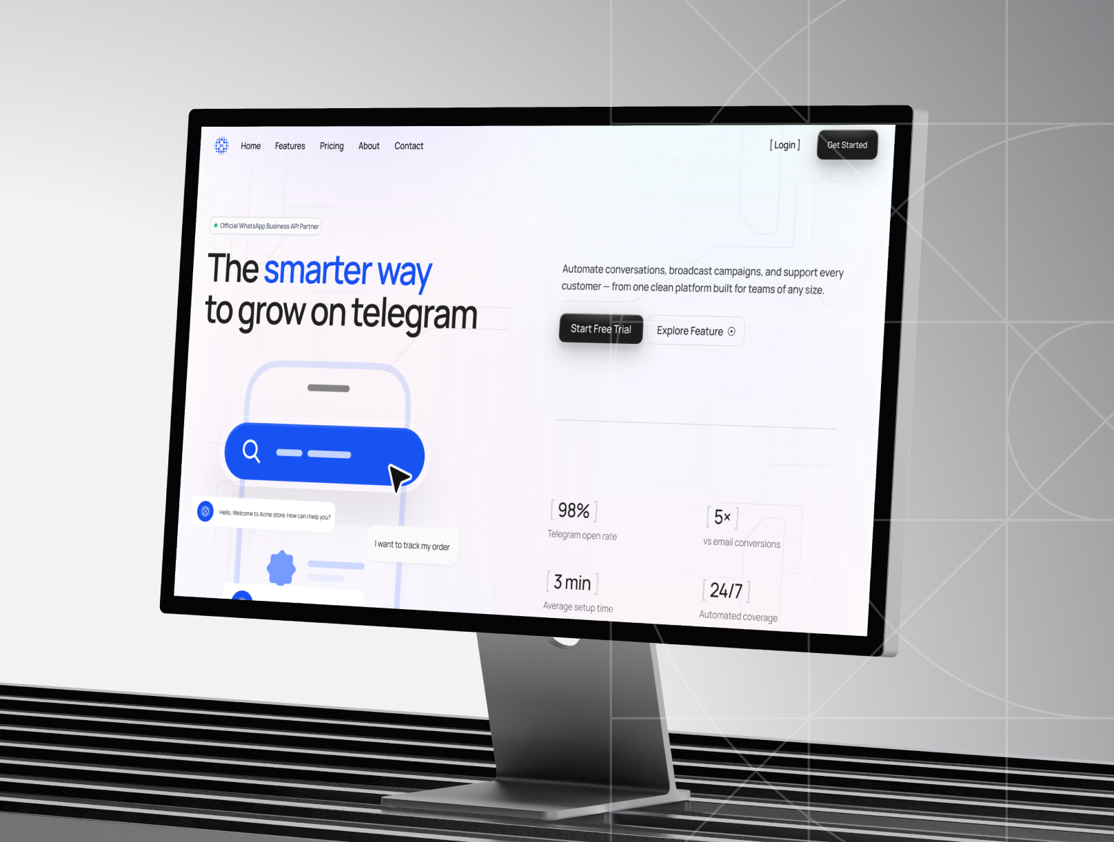 24H Telegram Automation Broadcast
