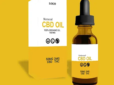 Premium CBD Oil Packaging & Label Design box design brand identity branding cbd cbd label cbd packaging graphic design label design luxury packaging minimal design mockup modern packaging packaging design product packaging wellness brand