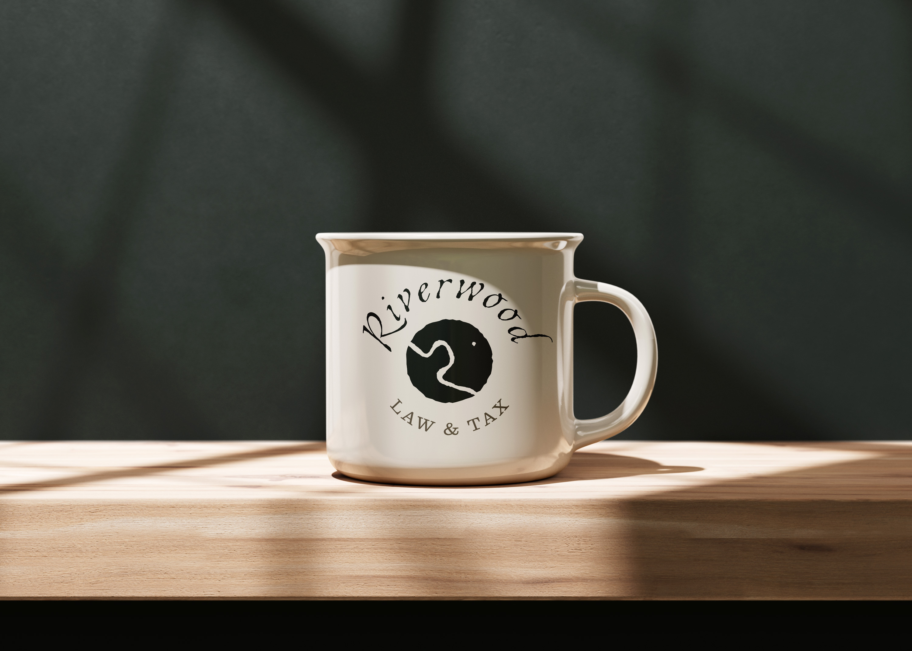 Riverwood Law and Tax Brand Identity brand branding clean design graphic design identity illustration lawfirm legal logo luxe luxury minimal nature preserve river riverwood rustic vector wood