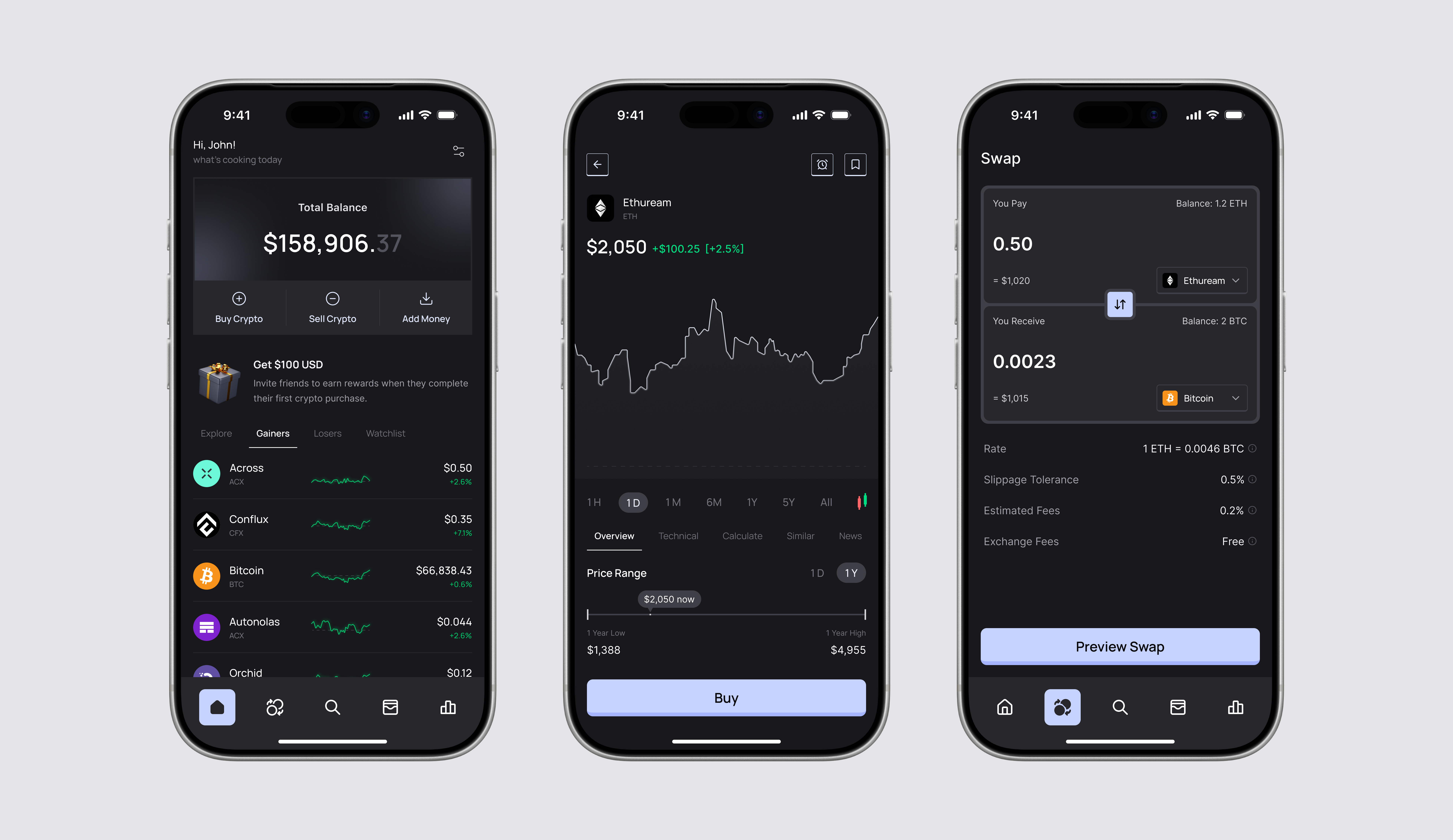 Crypto App app bitcoin coins crypto crypto app cypto app ethuream ui web3