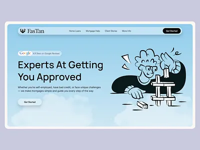Mortgage and Fintech SaaS platform fintech modern design mortgage startup trending ui web design website website motion