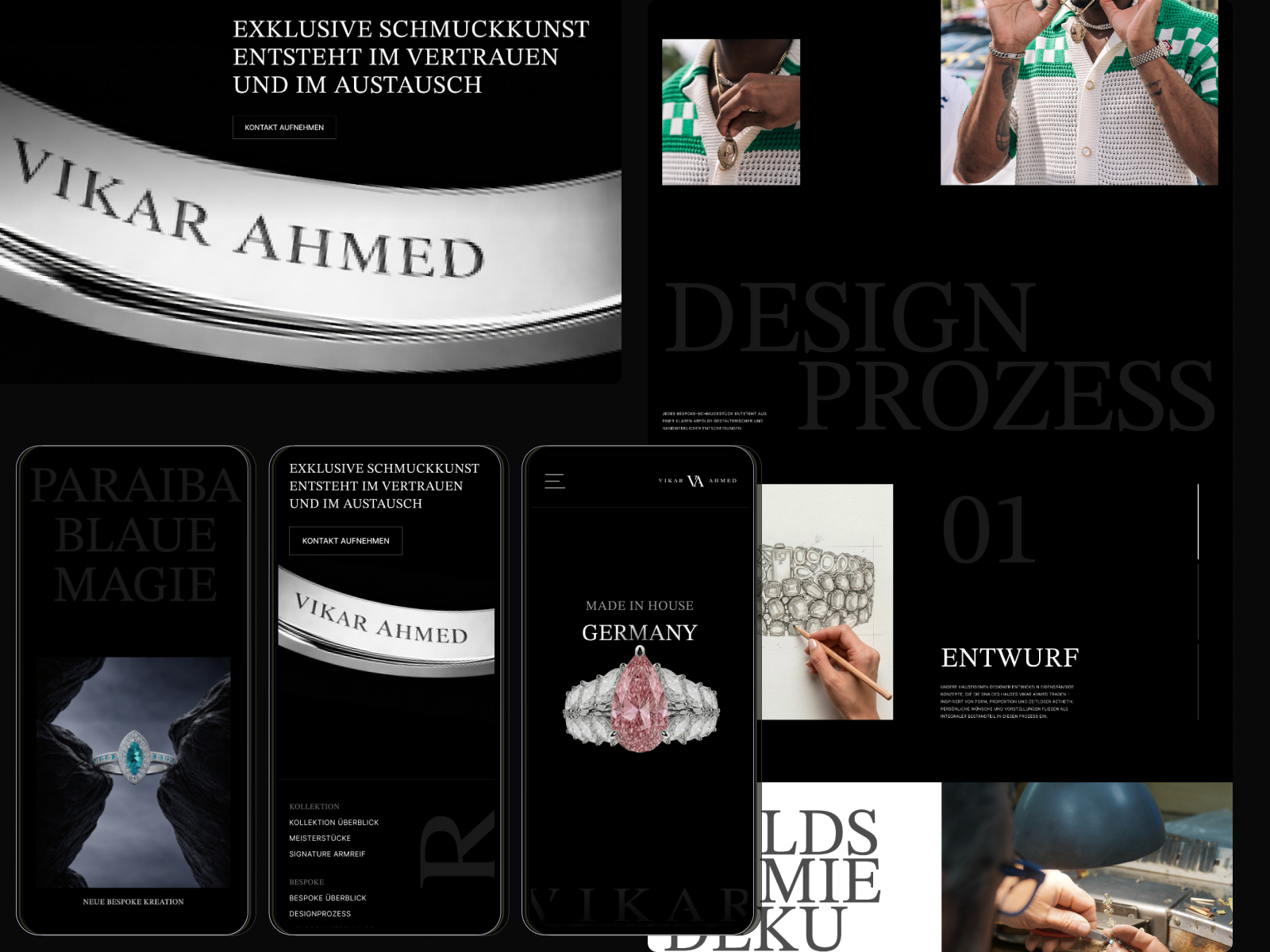 B2C Luxury Jewelry & Bespoke Jewellery — Web Design