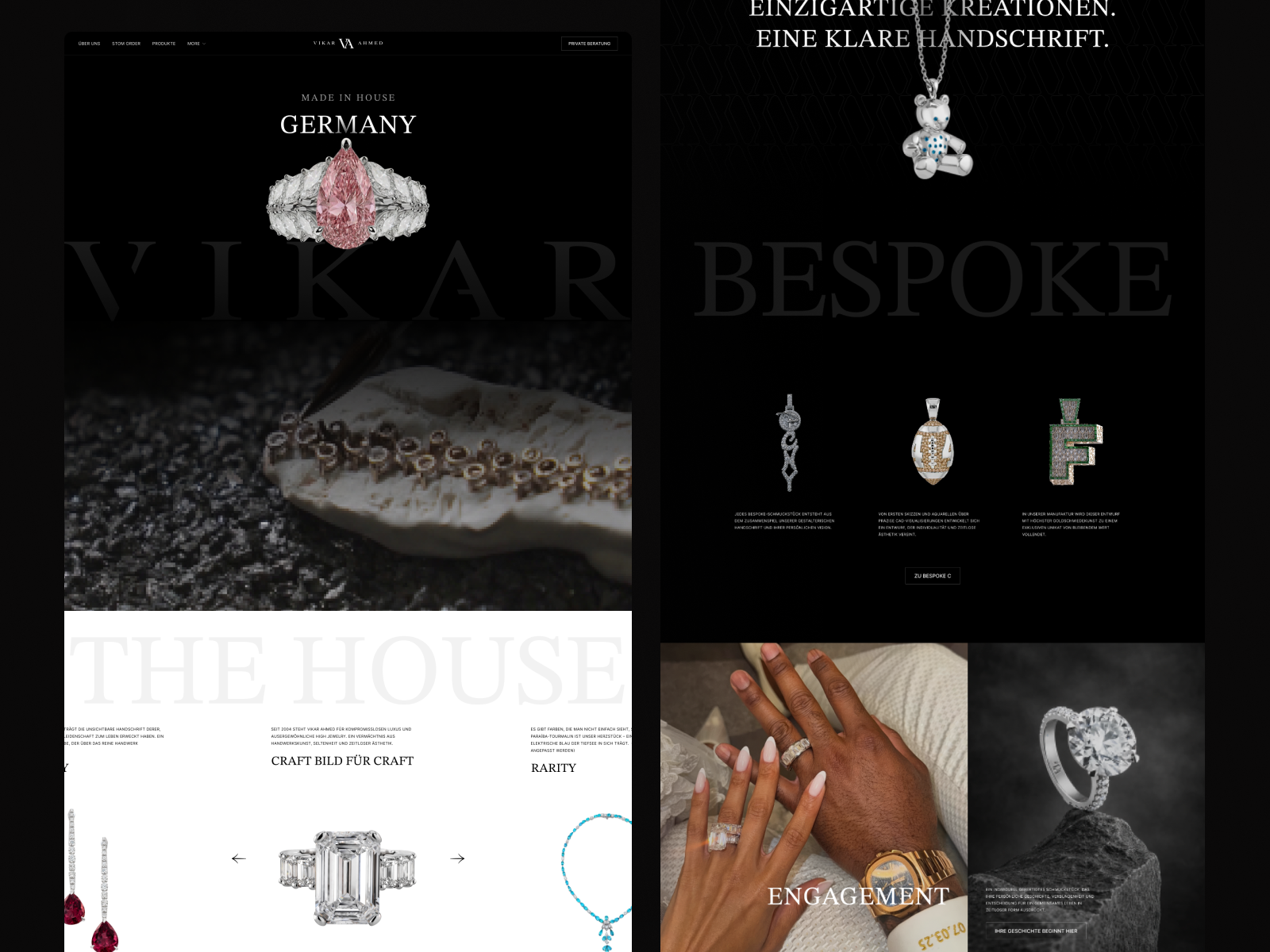 B2C Luxury Jewelry & Bespoke Jewellery — Web Design