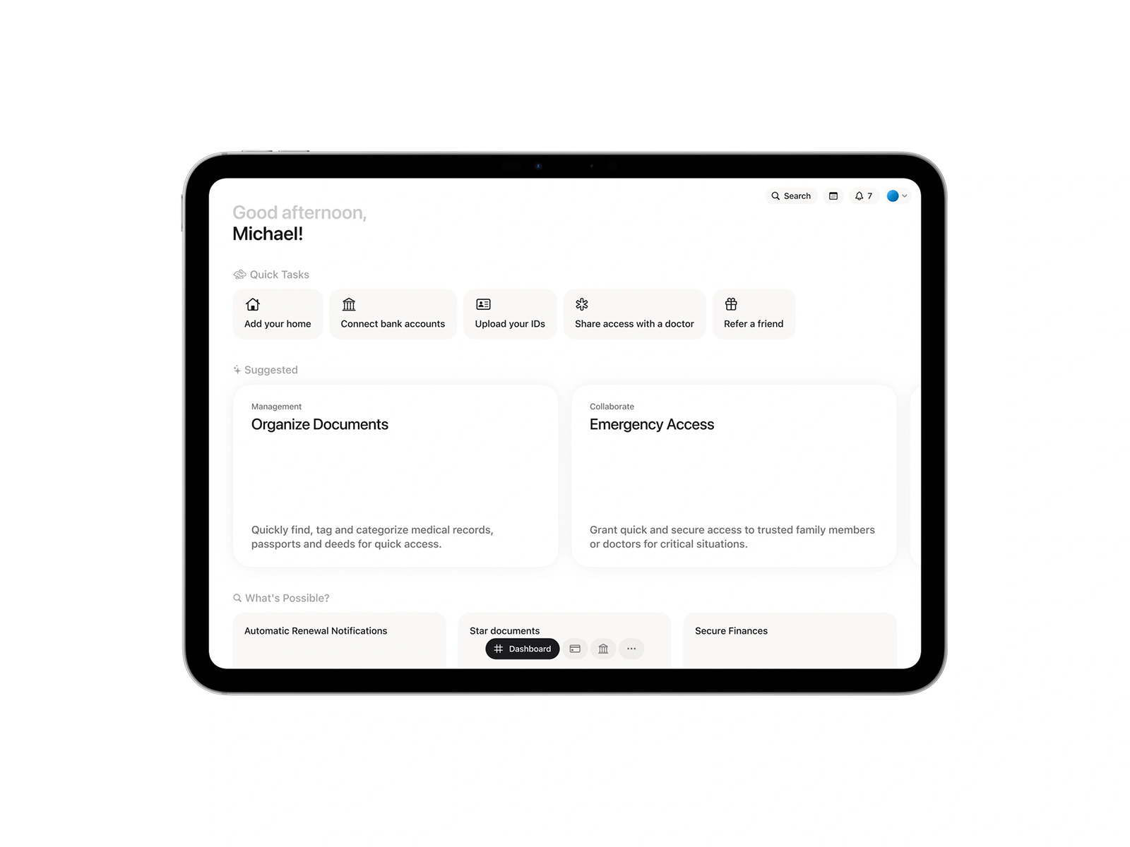 Document Management Dashboard