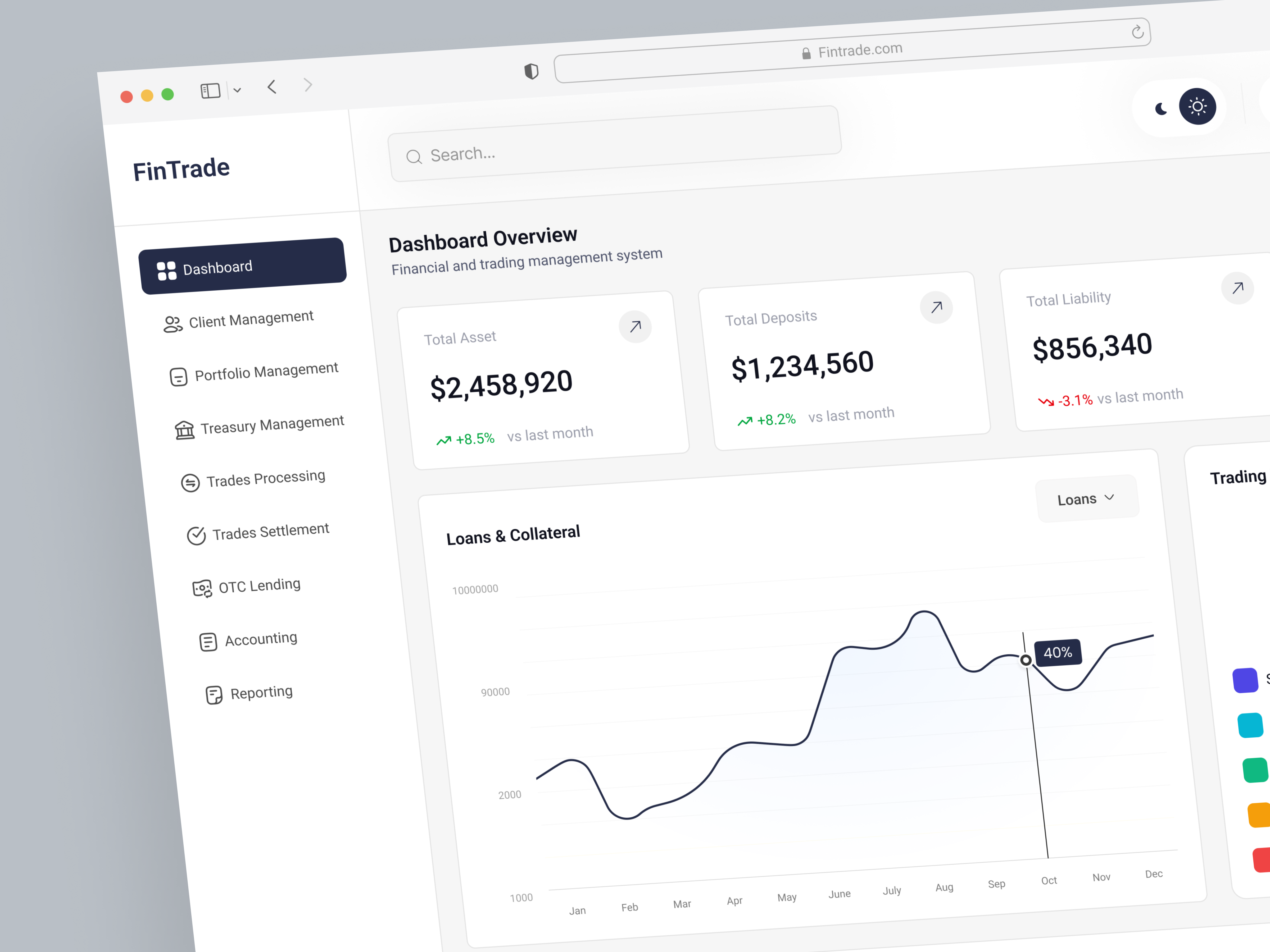 Example of Modern UI/UX Design For Web & Mobile App