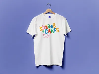 Shares & Cares Charity Drive Logo branding charity graphic design logo