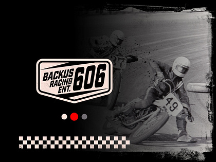 Backus Racing Ent. 606 - Vintage Motorsports Badge Design