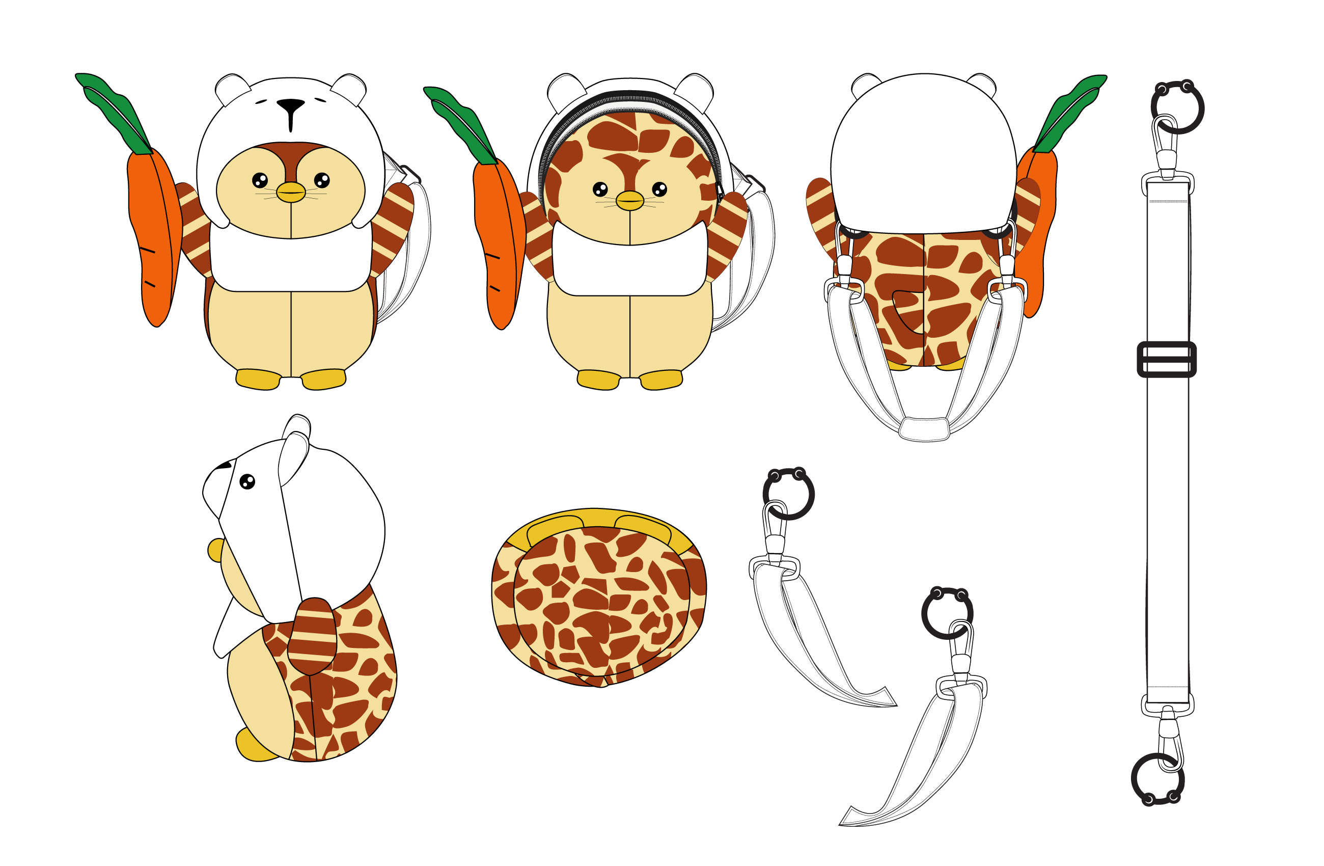 Example of Flat Sketch & Technical Cad
