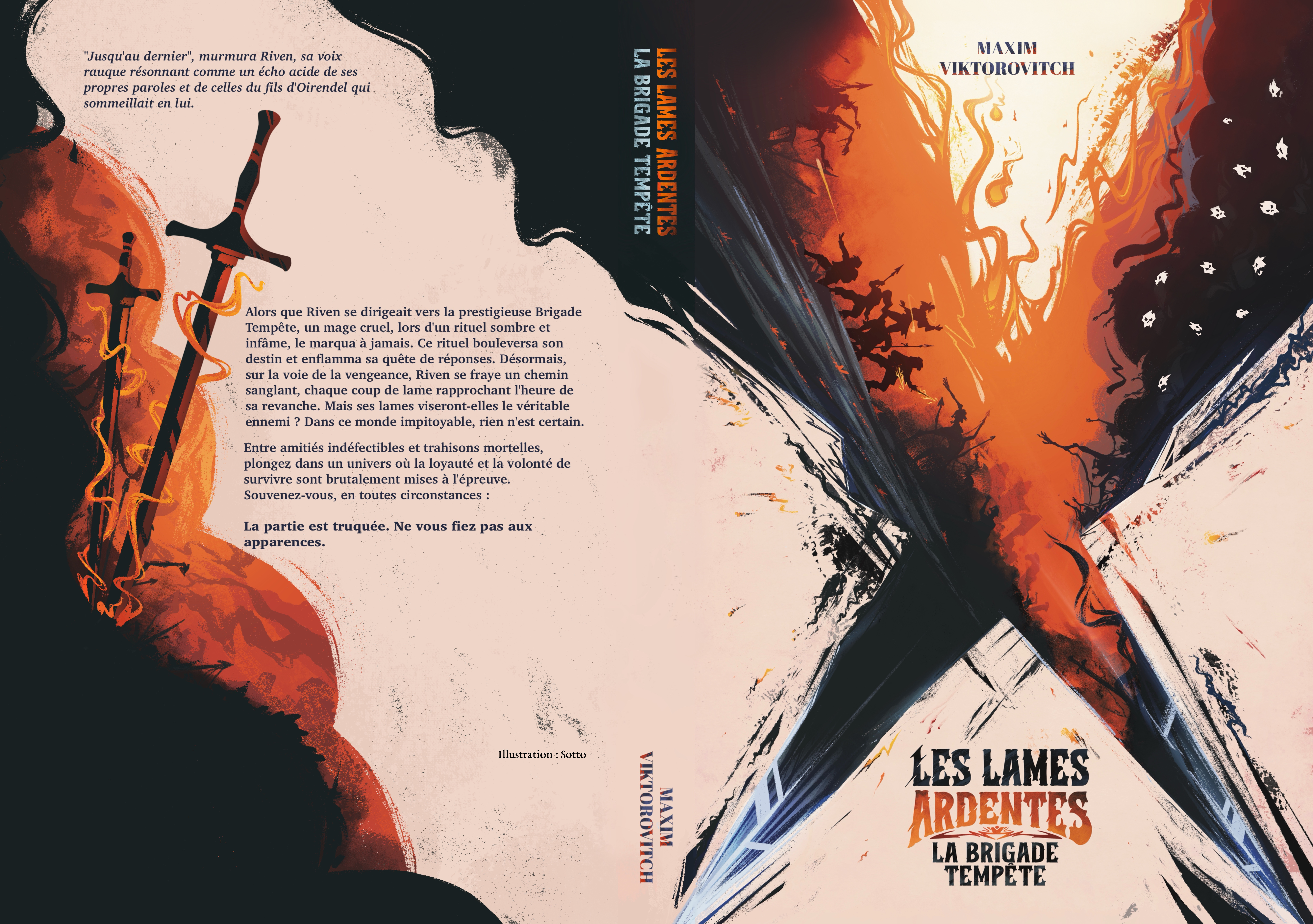 Example of Full Book Cover Illustration 