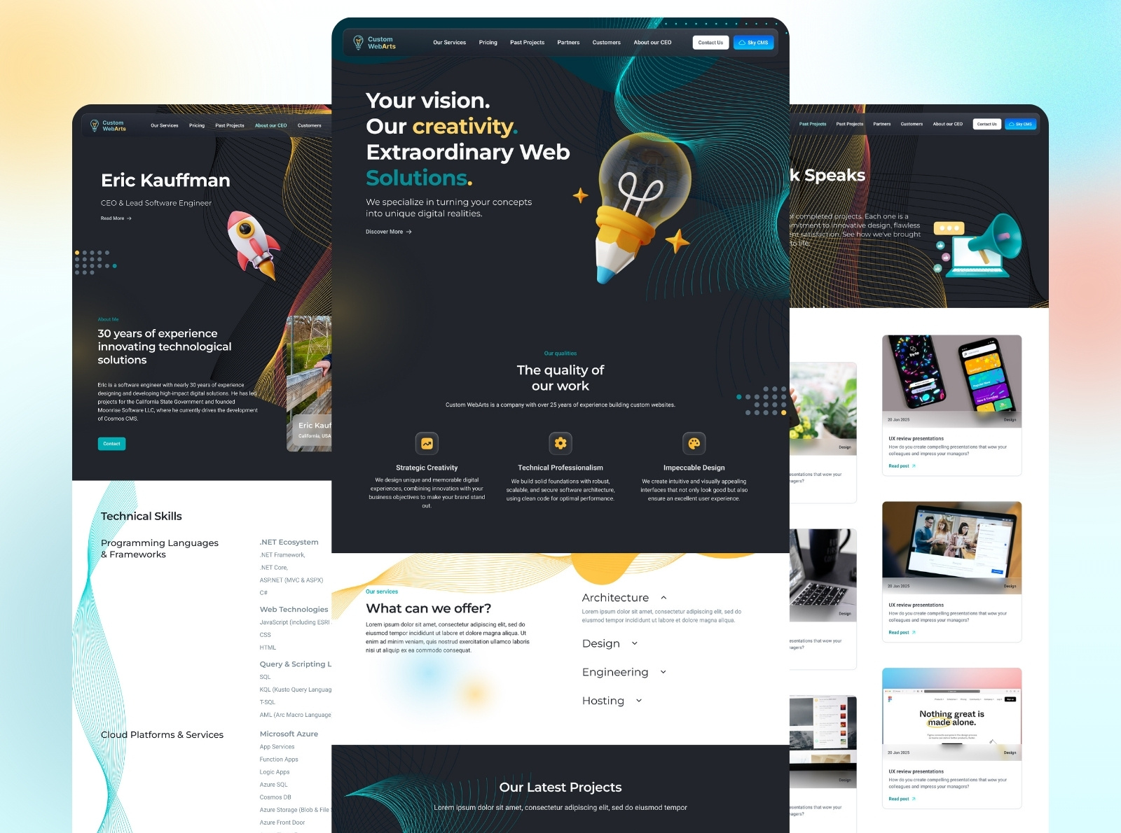 Example of Corporate Website Design