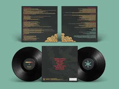 Gozu 6 Vinyl Packaging audio band clouds illustration music packaging record rock stoner
