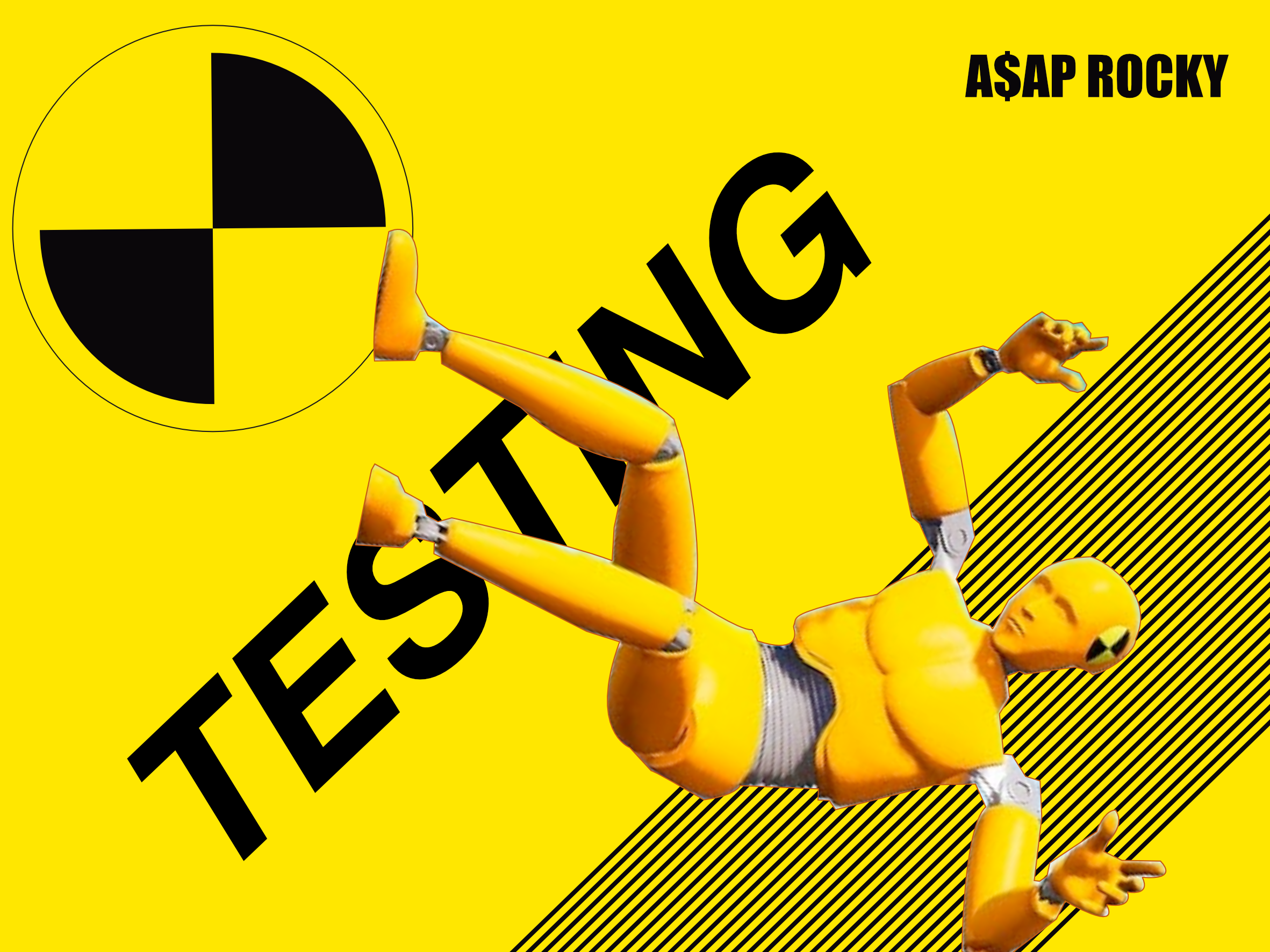 Album poster concept - A$AP Rocky, TESTING v2