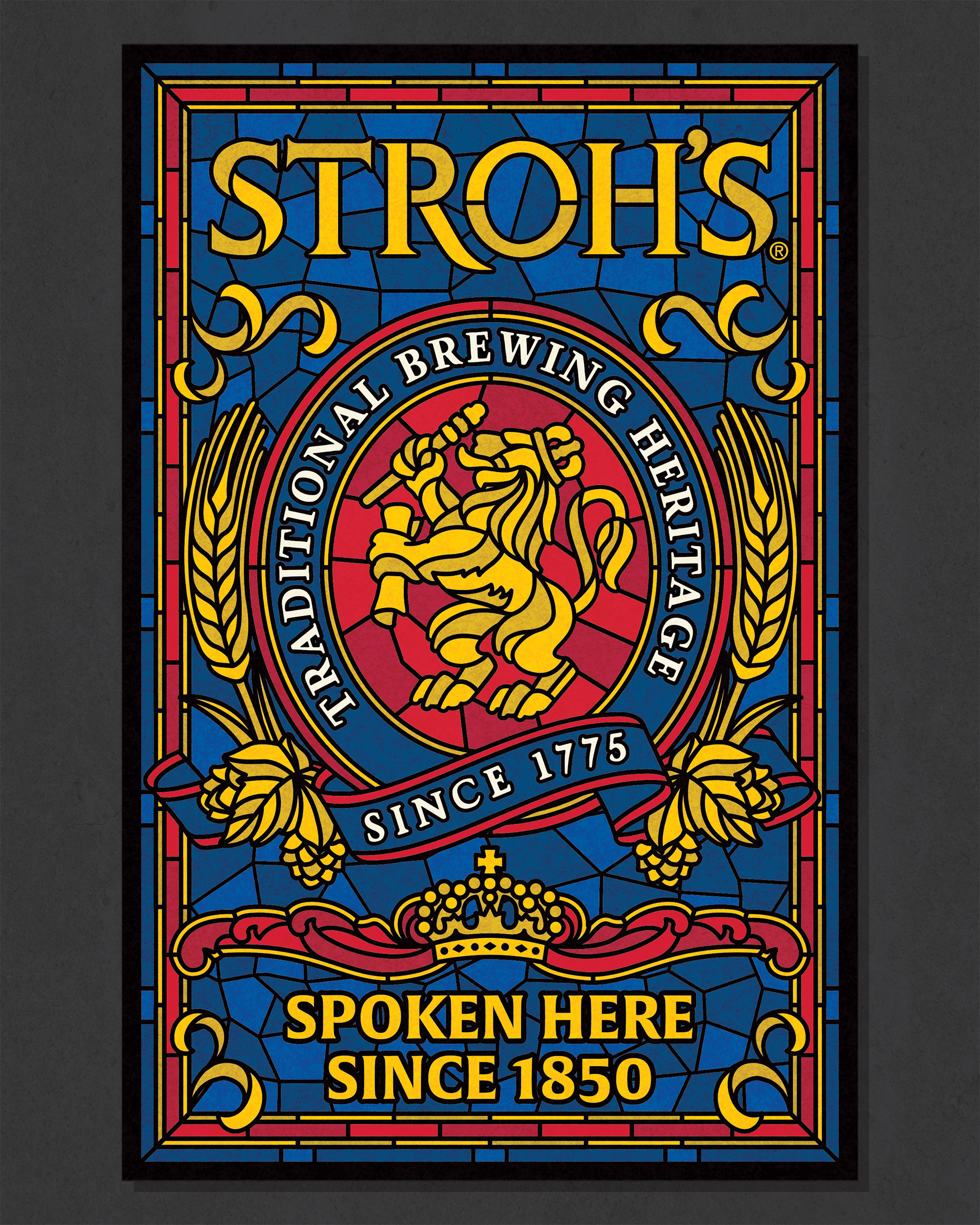 Stroh's - Stained Glass beer detroit stained glass strohs strohs beer
