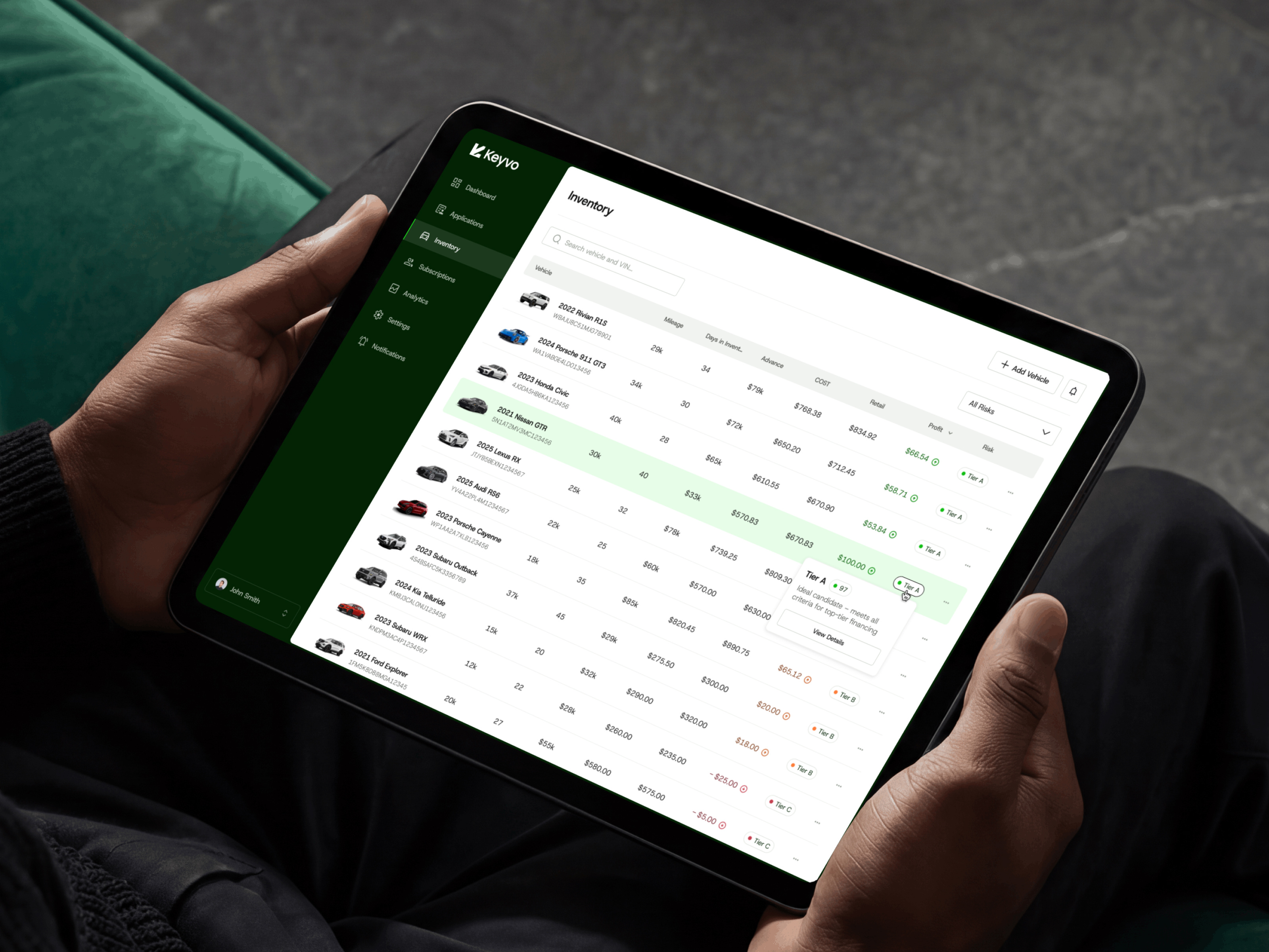 Keyvo Web App
