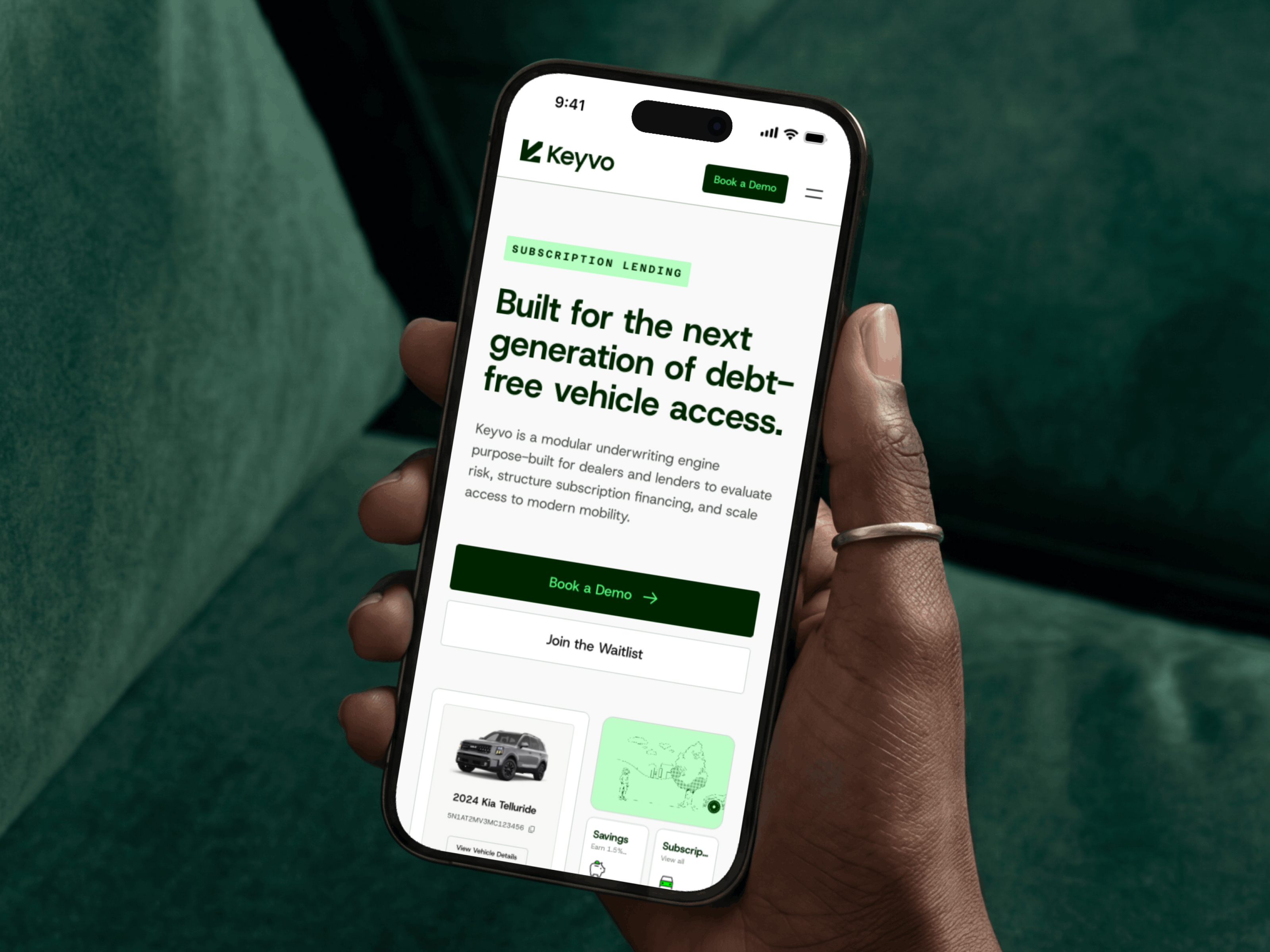 Keyvo - Mobile Landing Page