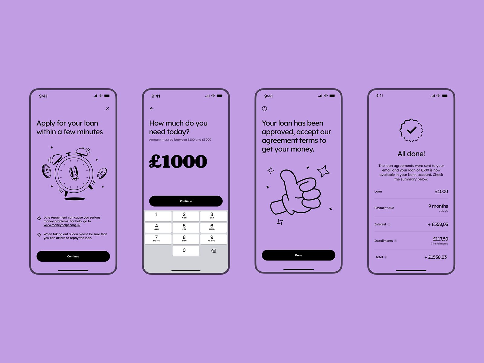Online Banking App Concept