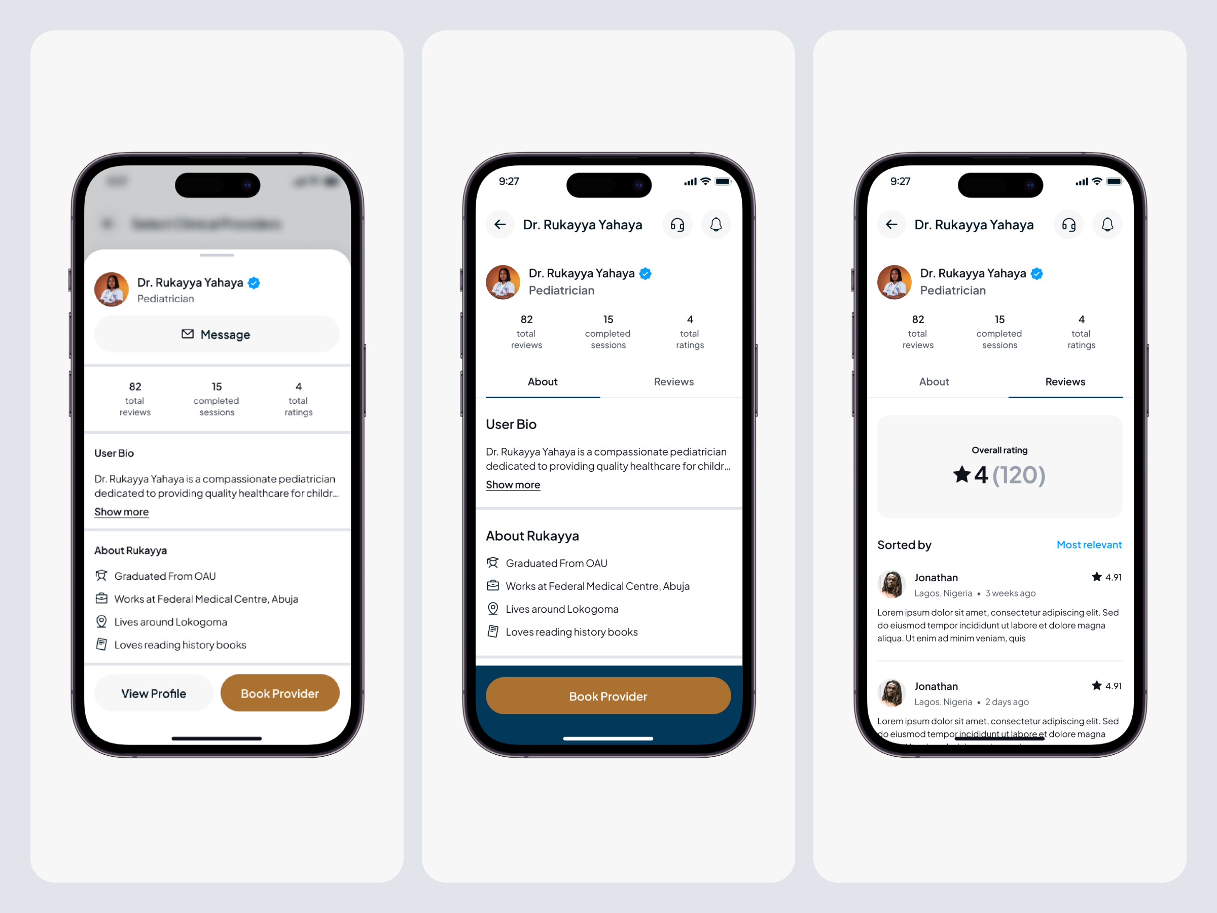Clinical Practitioner's Profile (About)