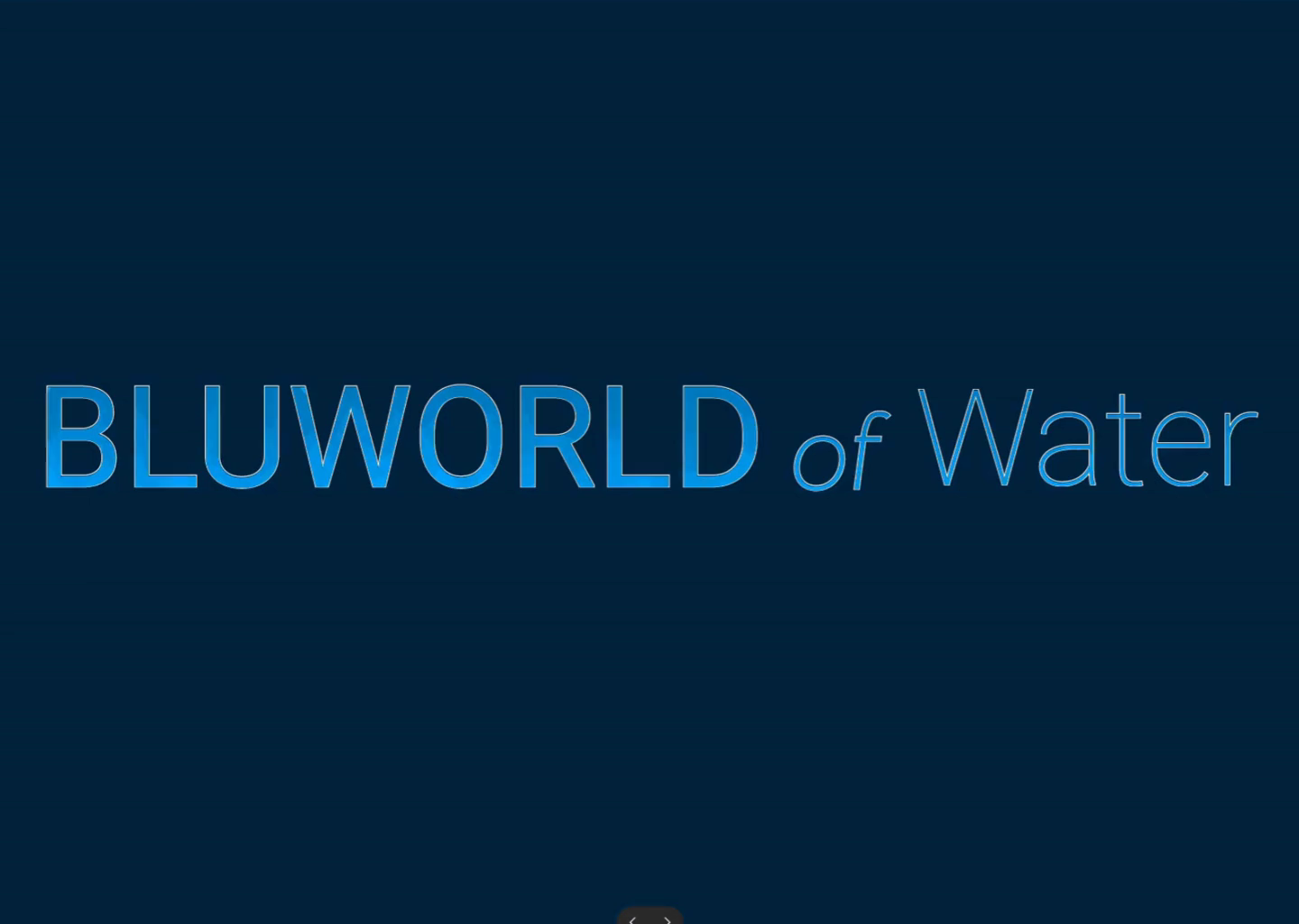 Bluworld Of Water Animation Concept