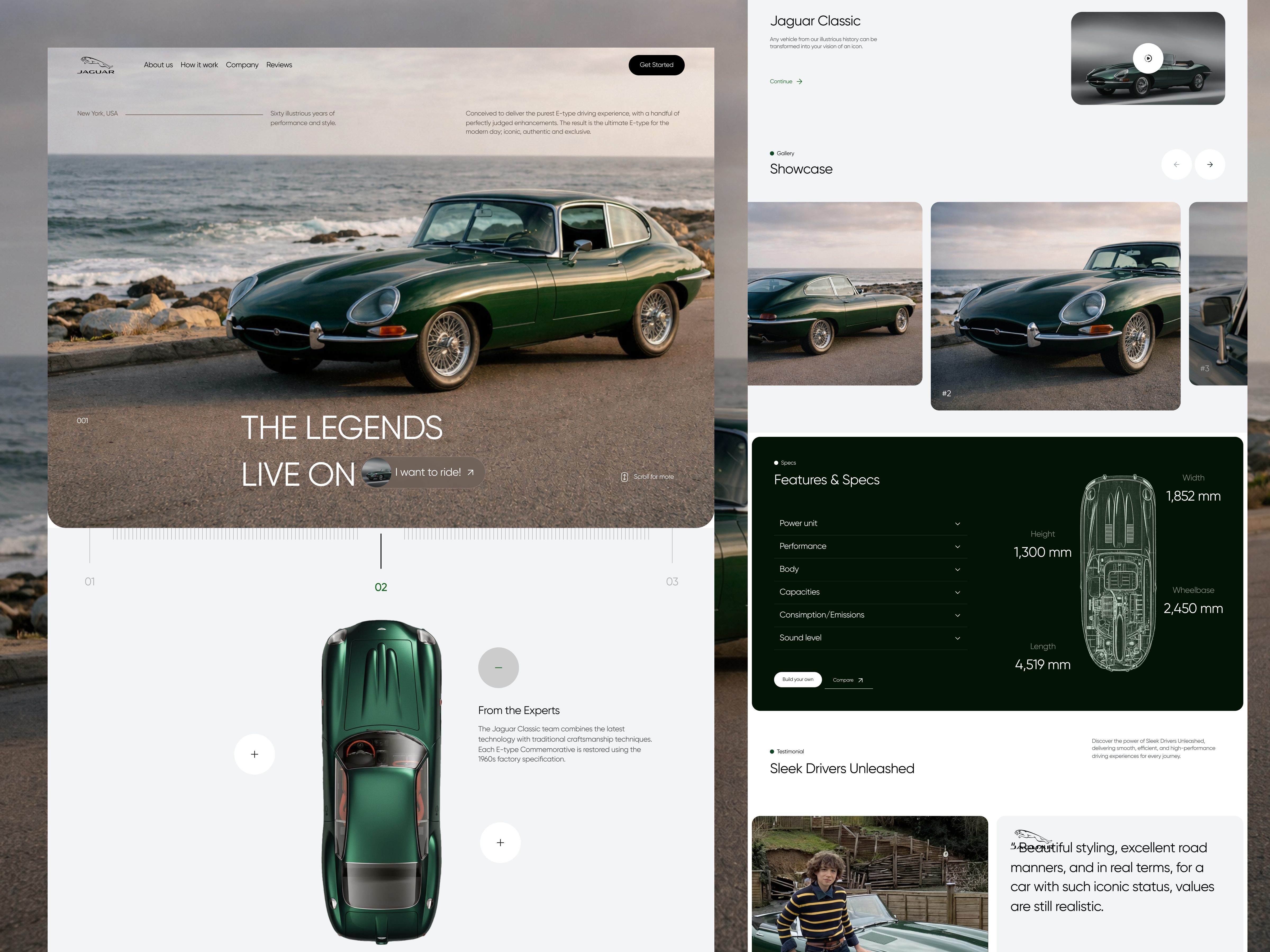 Jaguar — Automotive Dealer Landing Page