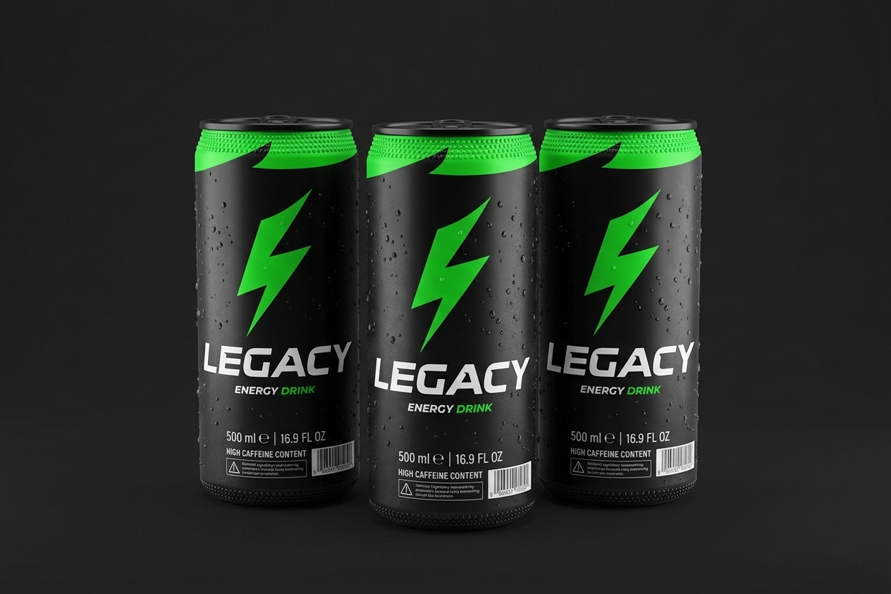 Legacy Energy Drink — Brand Identity Design