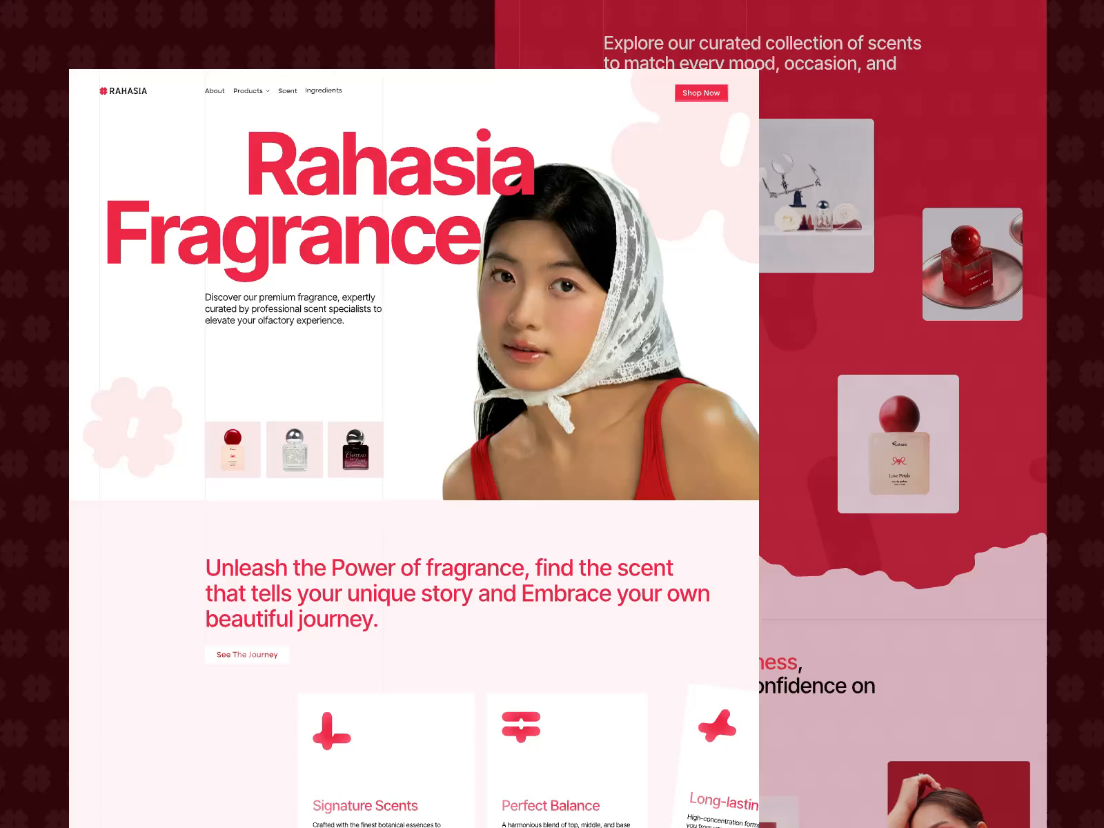 Rahasia Fragrance — Perfume Landing Page