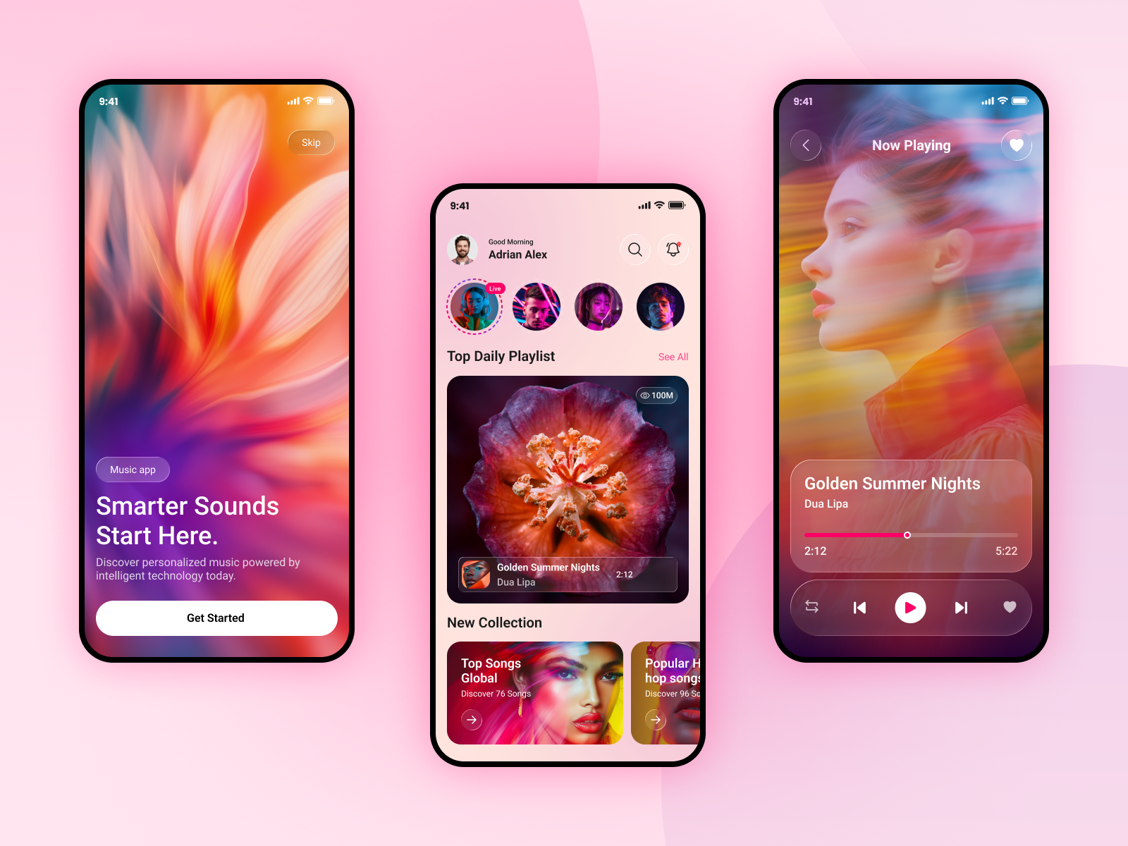 Music App UI Design